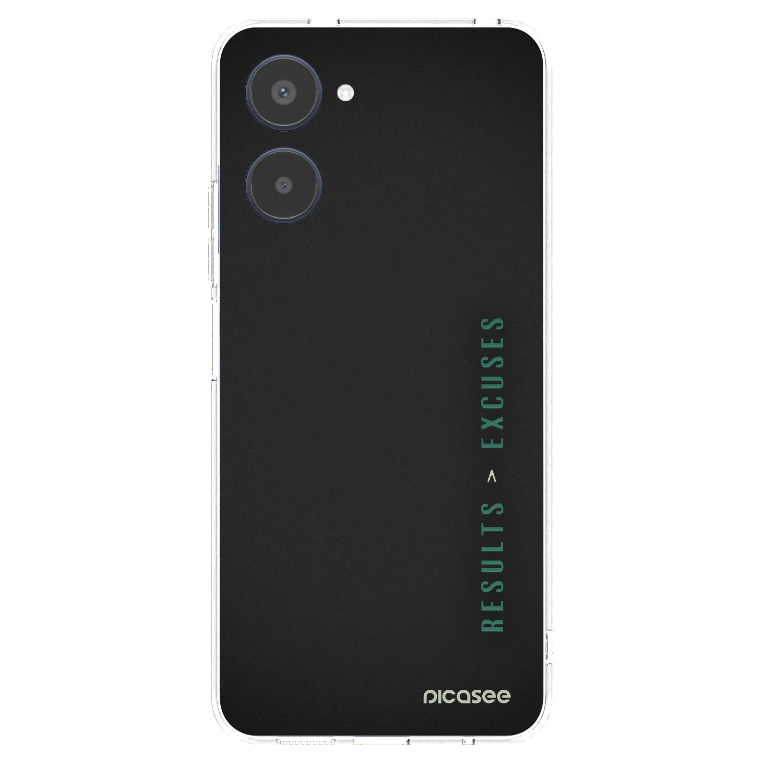 Picasee husă transparentă din silicon pentru Realme 10 4G - Results x Excuses