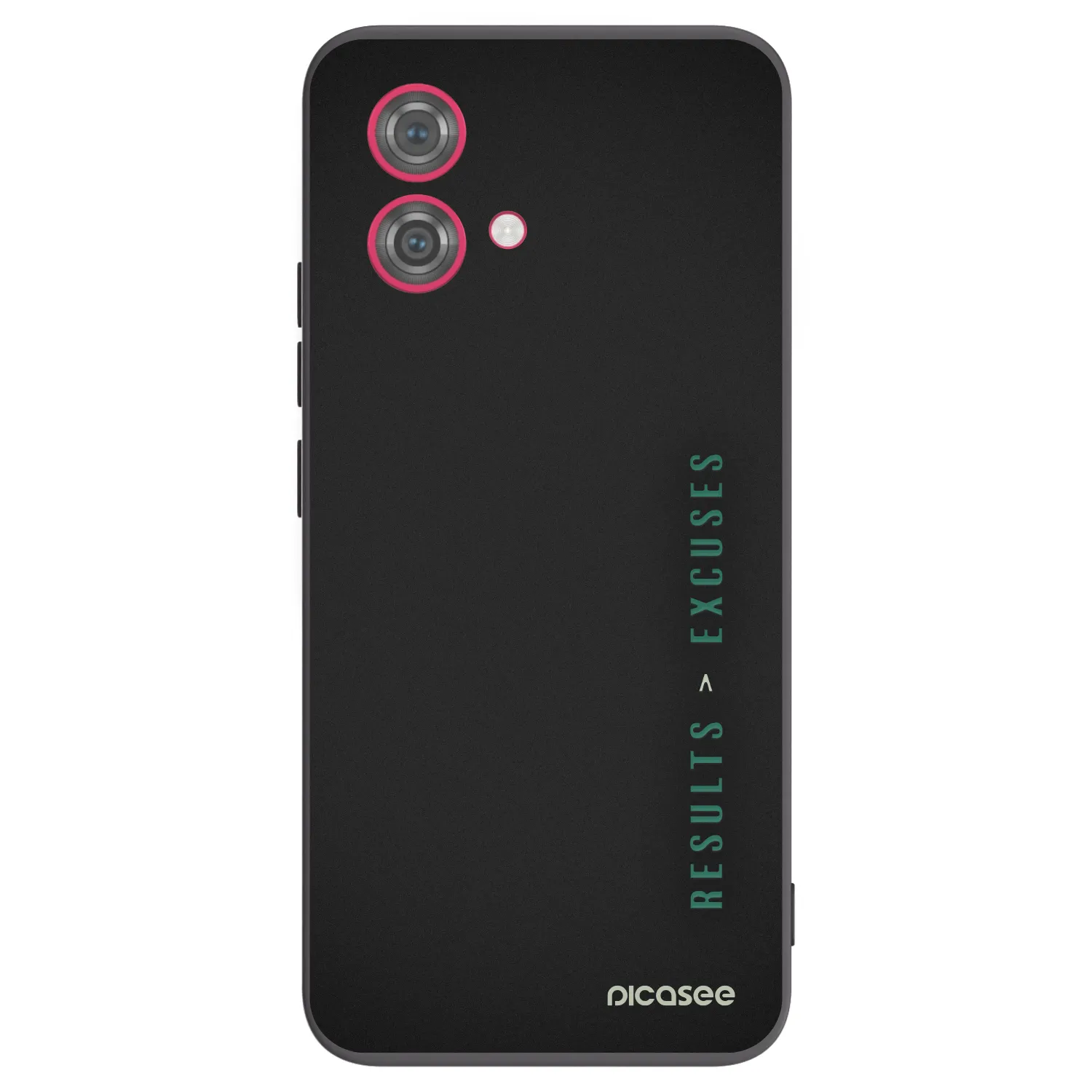 Picasee husă neagră din silicon pentru Motorola Moto G84 5G - Results x Excuses