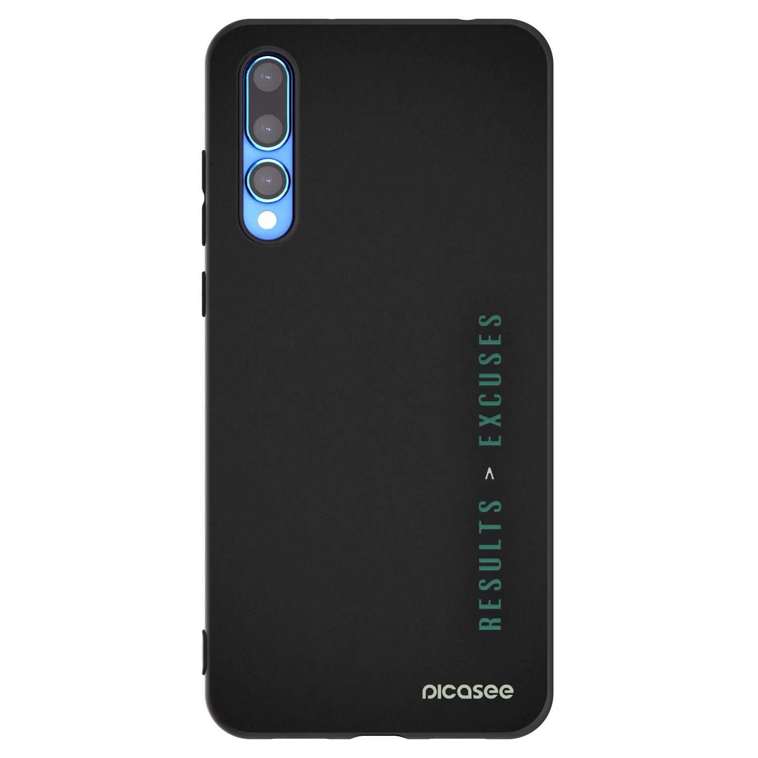 Picasee husă neagră din silicon pentru Huawei P20 Pro - Results x Excuses