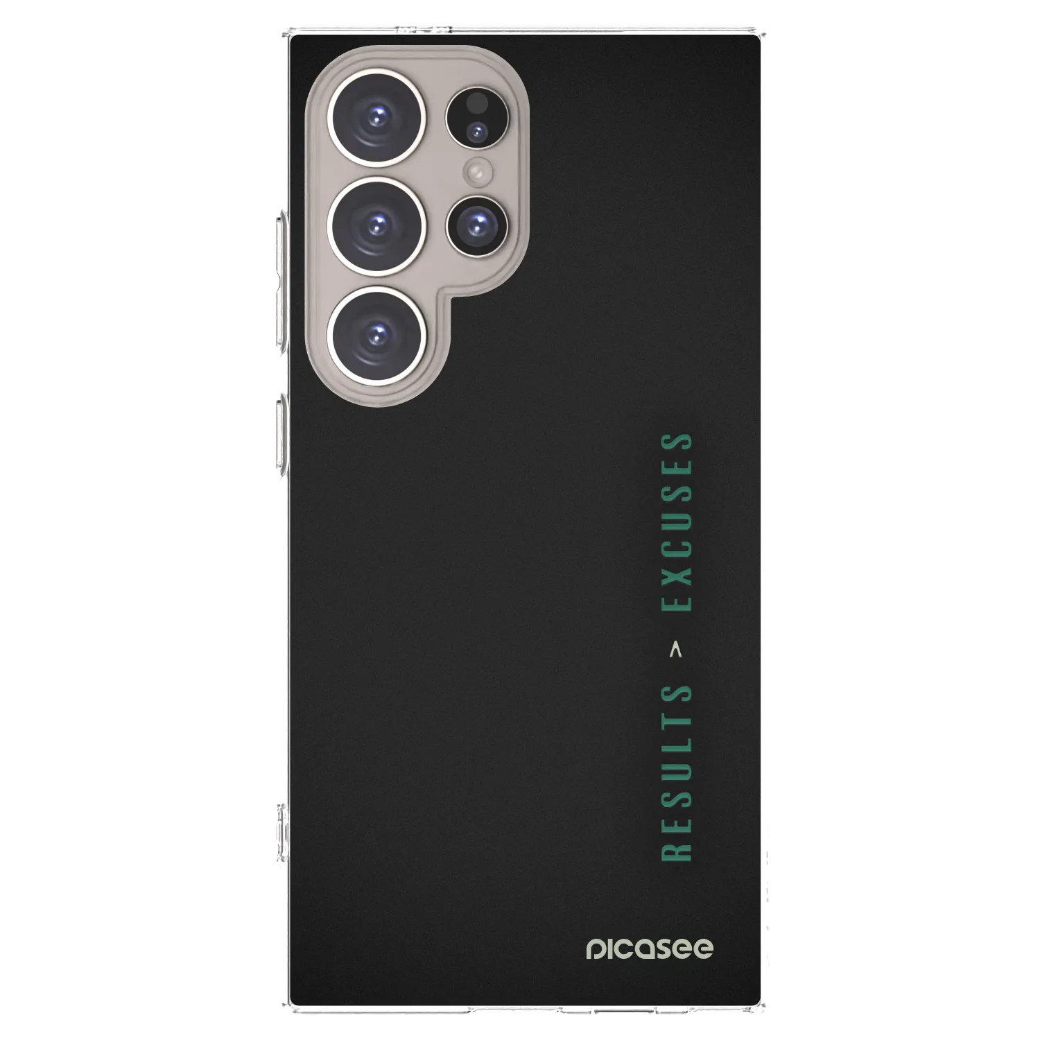Picasee husă transparentă din silicon pentru Samsung Galaxy S24 Ultra S928B 5G - Results x Excuses