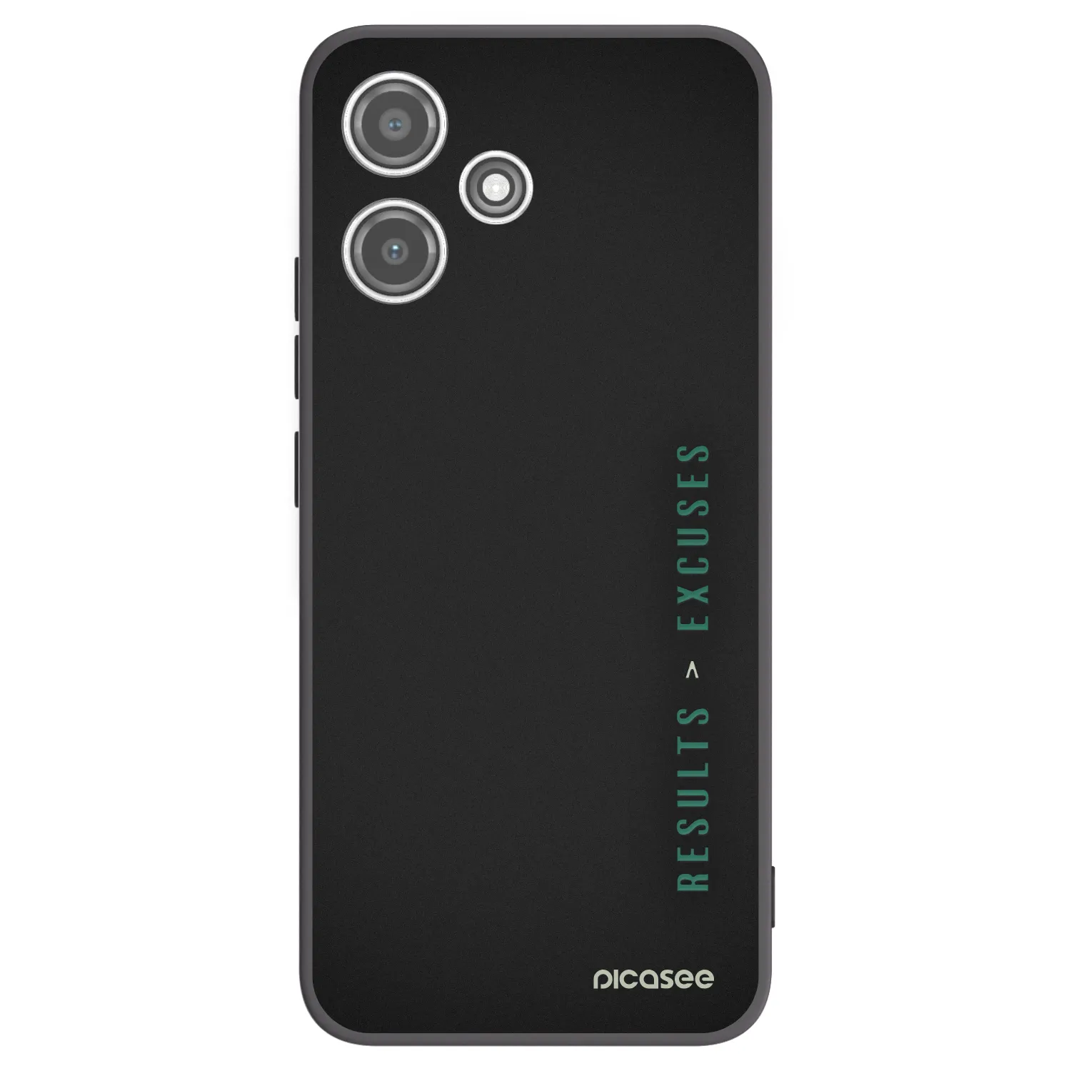 Picasee husă neagră din silicon pentru Xiaomi Redmi 12 5G - Results x Excuses