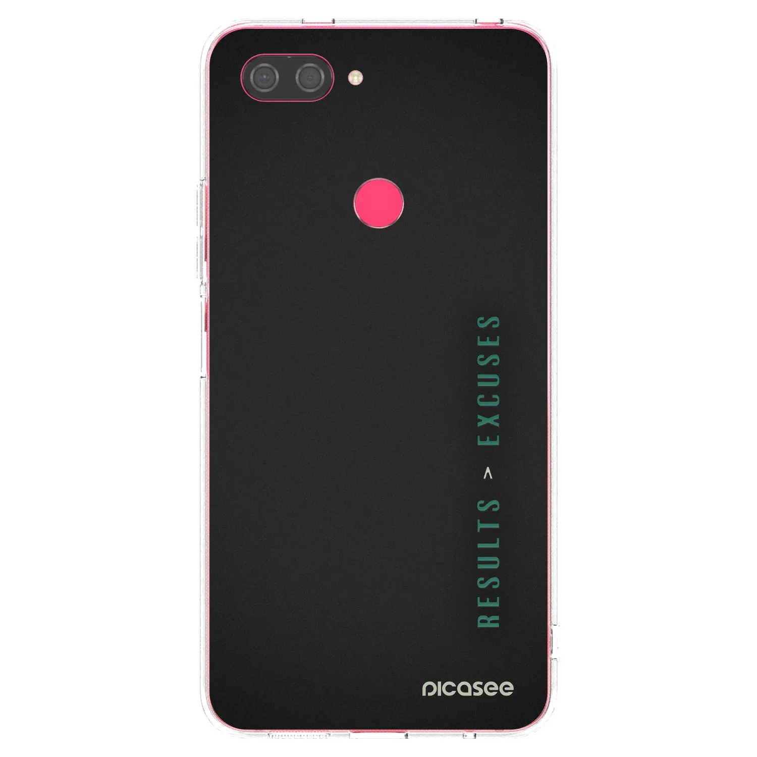 Picasee husă transparentă din silicon pentru Xiaomi Mi 8 Lite - Results x Excuses