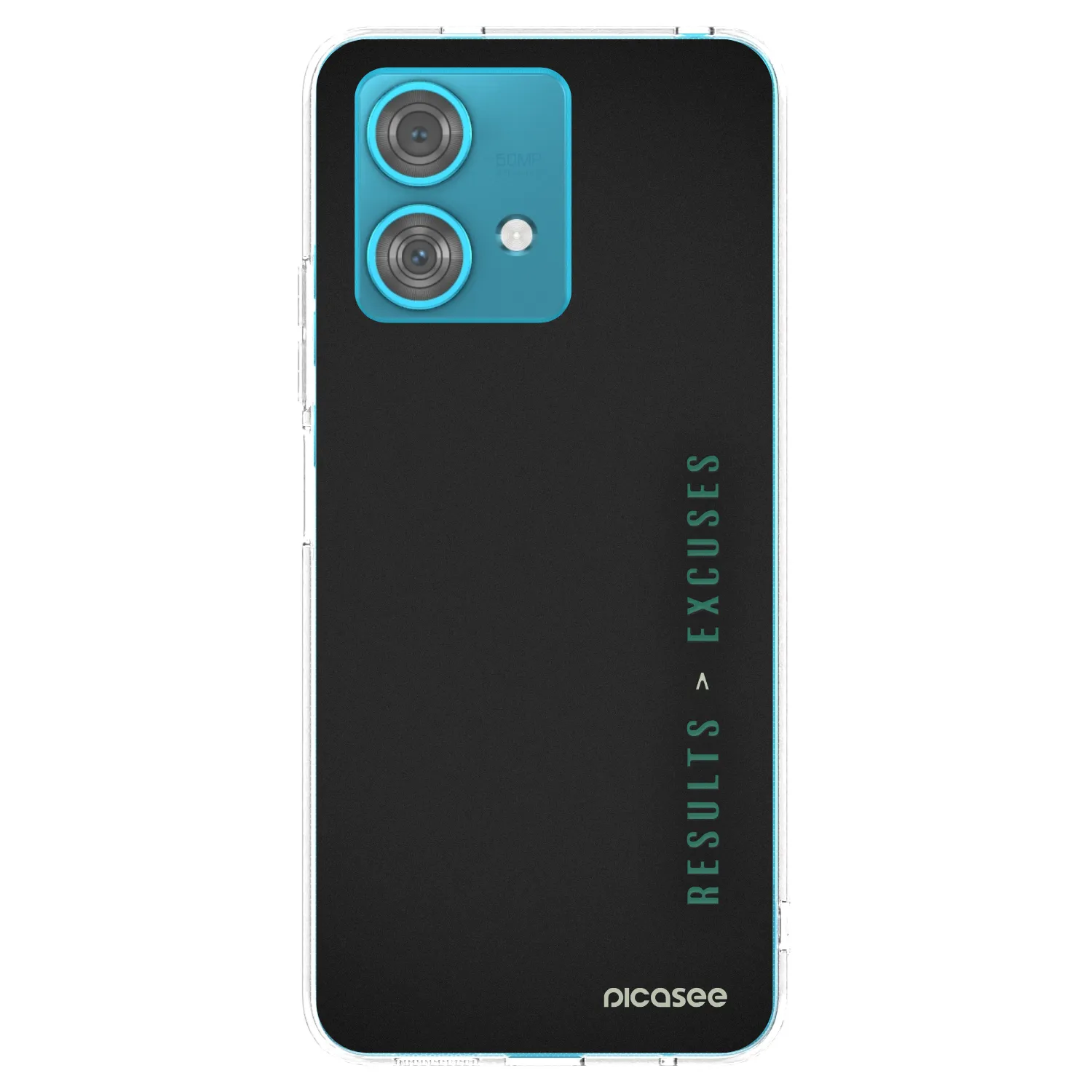 Picasee husă transparentă din silicon pentru Motorola Edge 40 Neo - Results x Excuses