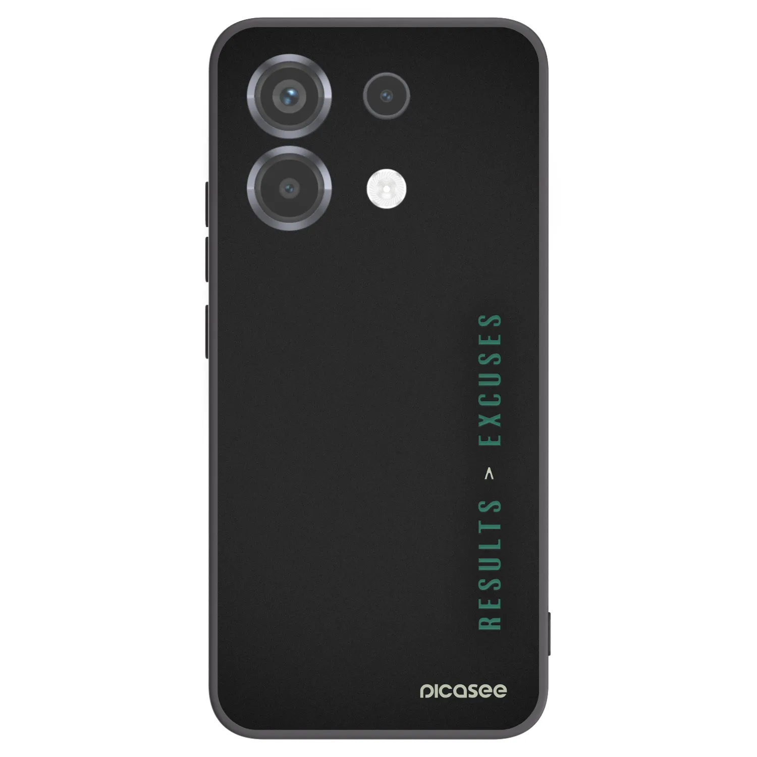 Picasee husă neagră din silicon pentru Xiaomi Poco X6 - Results x Excuses