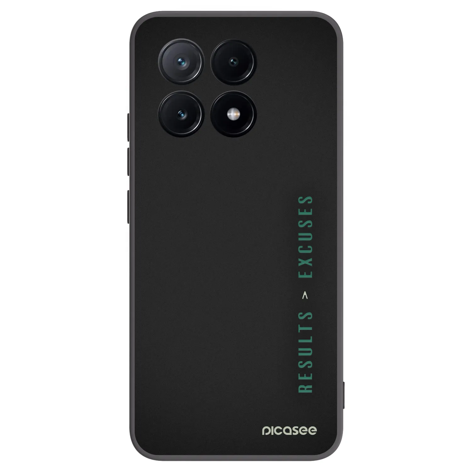 Picasee husă neagră din silicon pentru Xiaomi Poco X6 Pro - Results x Excuses