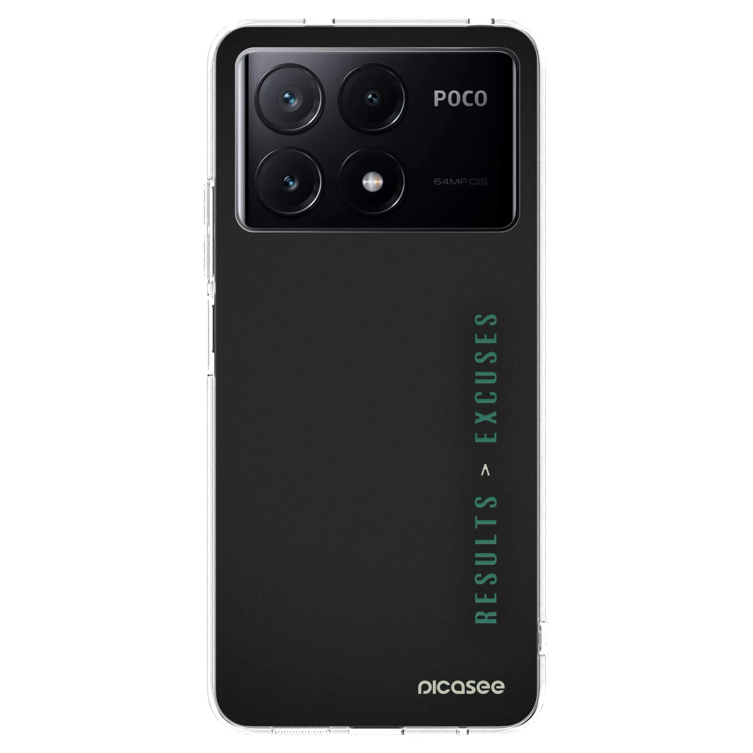 Picasee husă transparentă din silicon pentru Xiaomi Poco X6 Pro - Results x Excuses