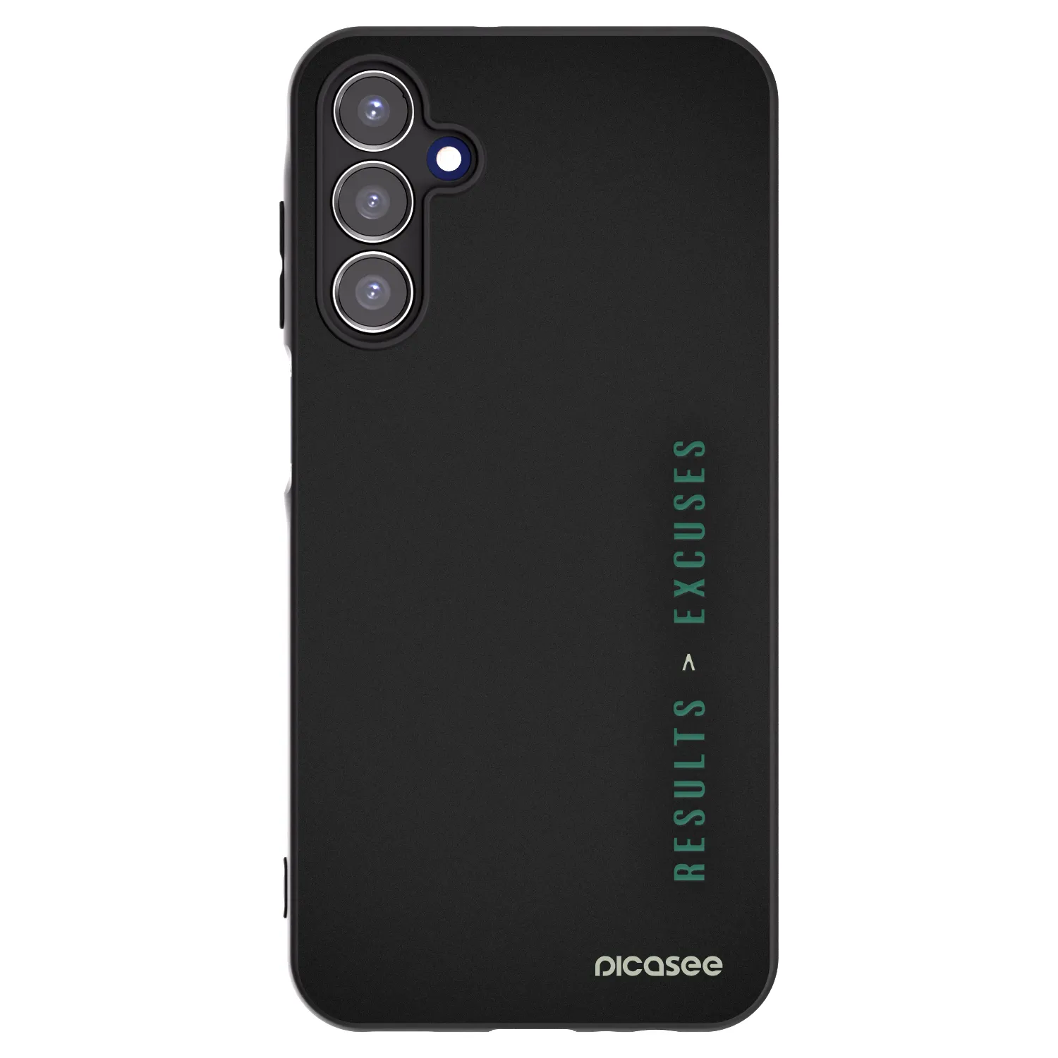 Picasee husă neagră din silicon pentru Samsung Galaxy A15 A156B 5G - Results x Excuses