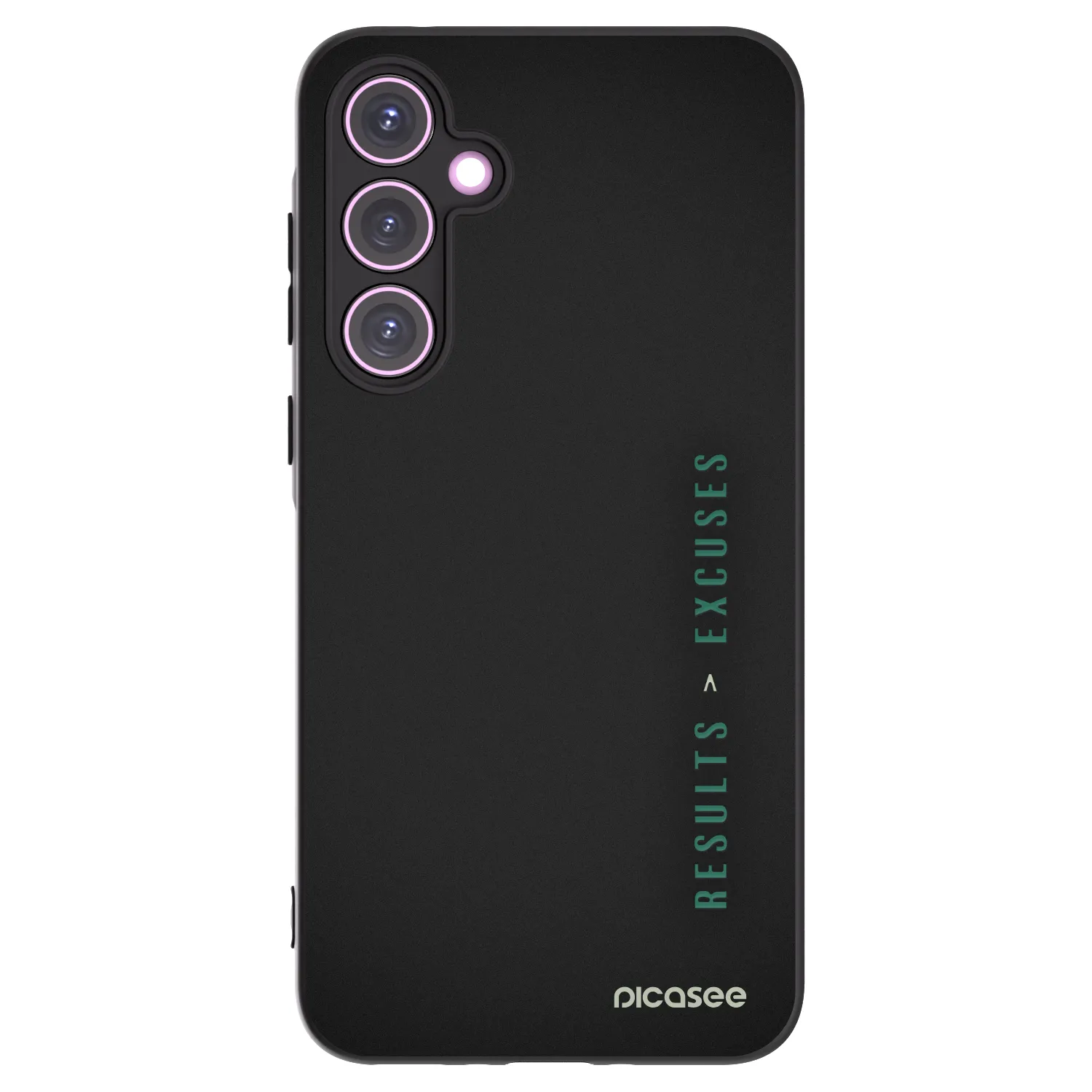 Picasee husă neagră din silicon pentru Samsung Galaxy A35 5G A356B - Results x Excuses