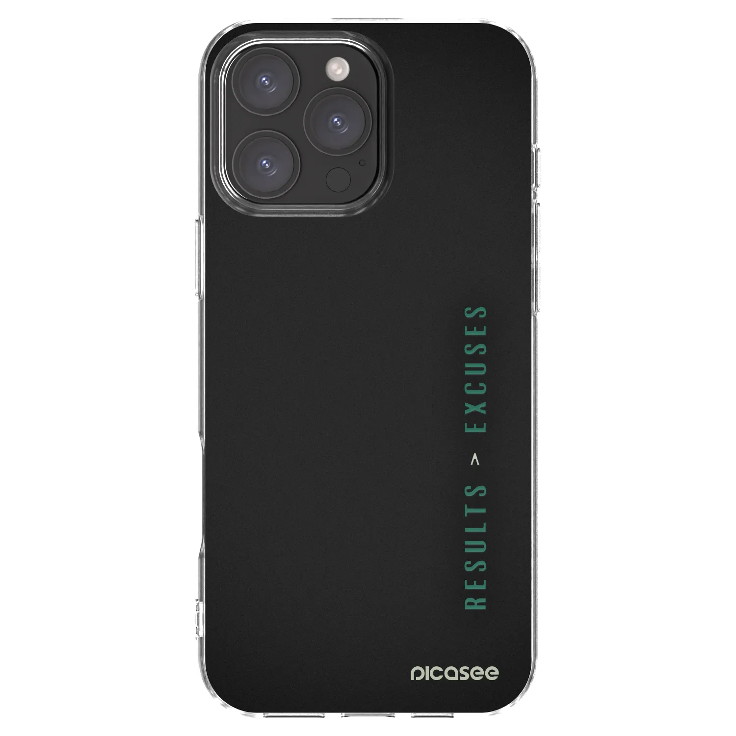 Picasee husă transparentă din silicon pentru Apple iPhone 16 Pro Max - Results x Excuses