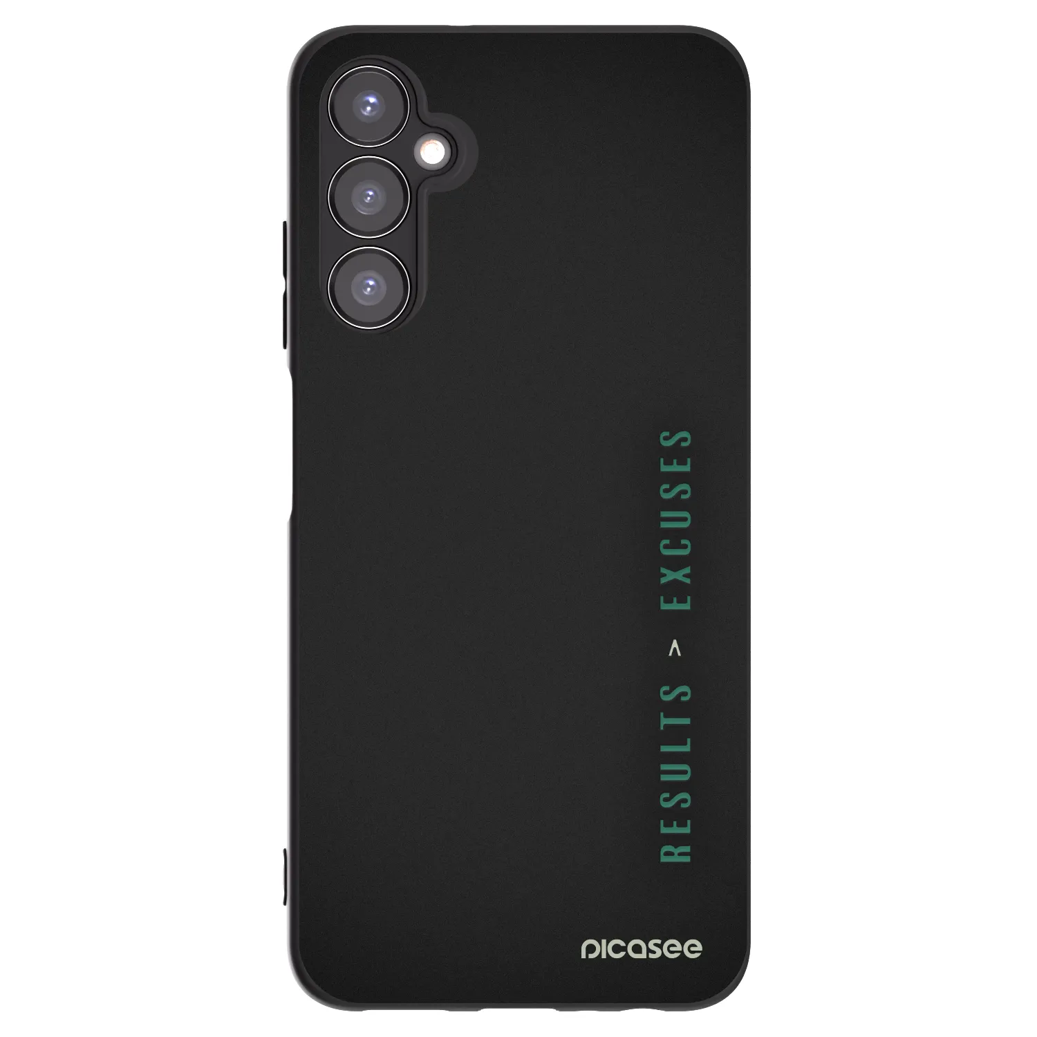Picasee husă neagră din silicon pentru Samsung Galaxy A05s A057G - Results x Excuses