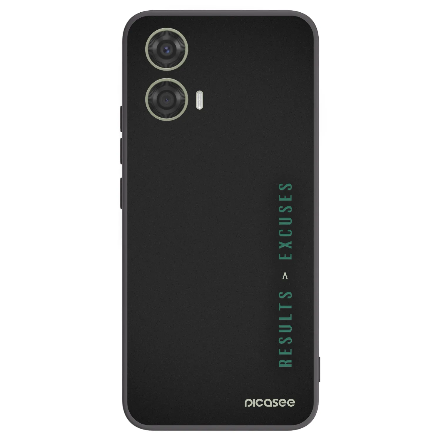 Picasee husă neagră din silicon pentru Motorola Moto G24 - Results x Excuses
