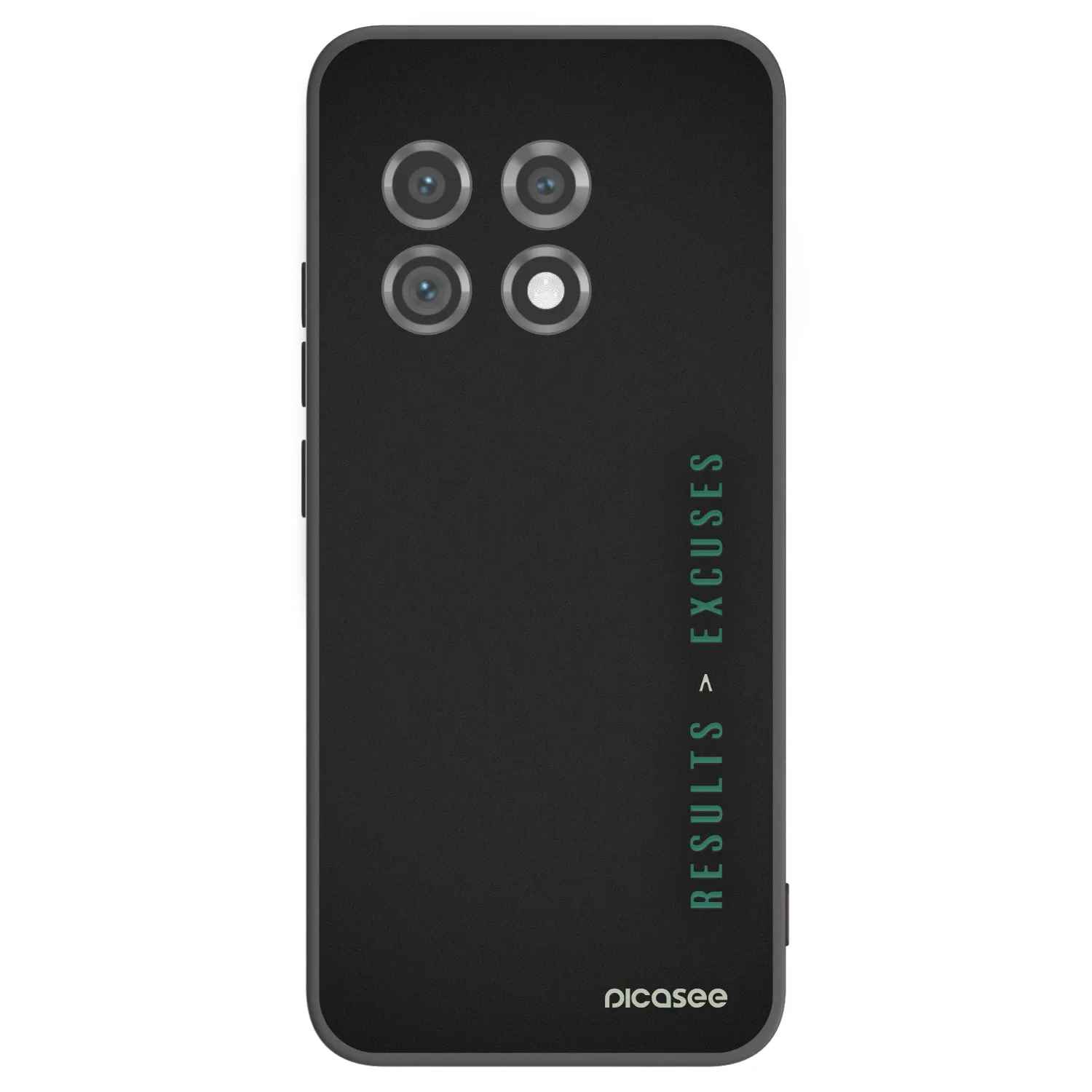Picasee husă neagră din silicon pentru OnePlus 11 5G - Results x Excuses
