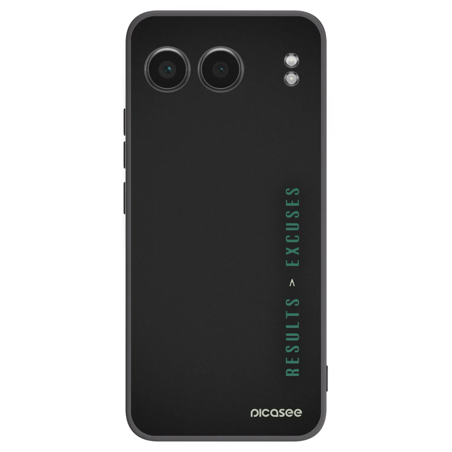 Picasee husă neagră din silicon pentru OnePlus Nord 4 - Results x Excuses
