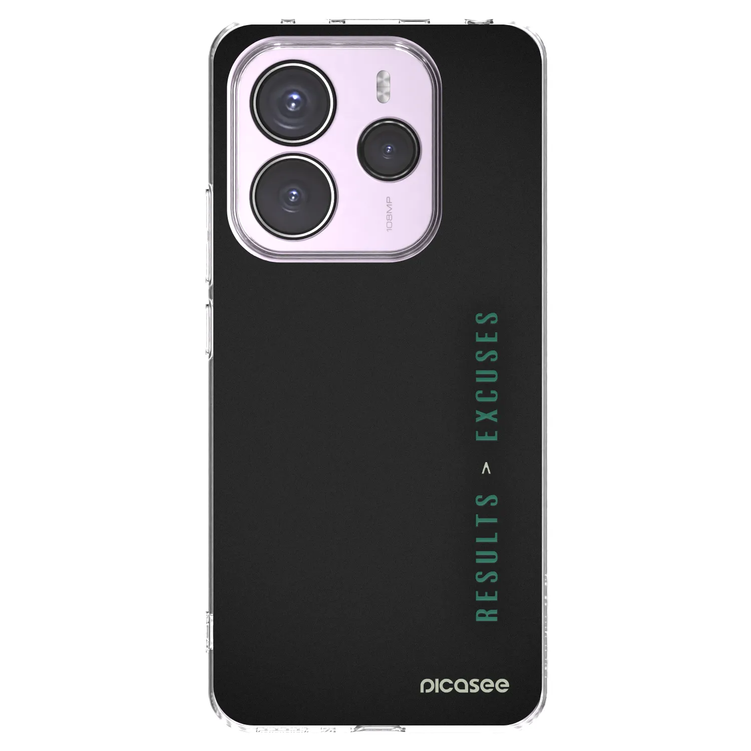 Picasee husă transparentă din silicon pentru Xiaomi Redmi Note 14 5G - Results x Excuses