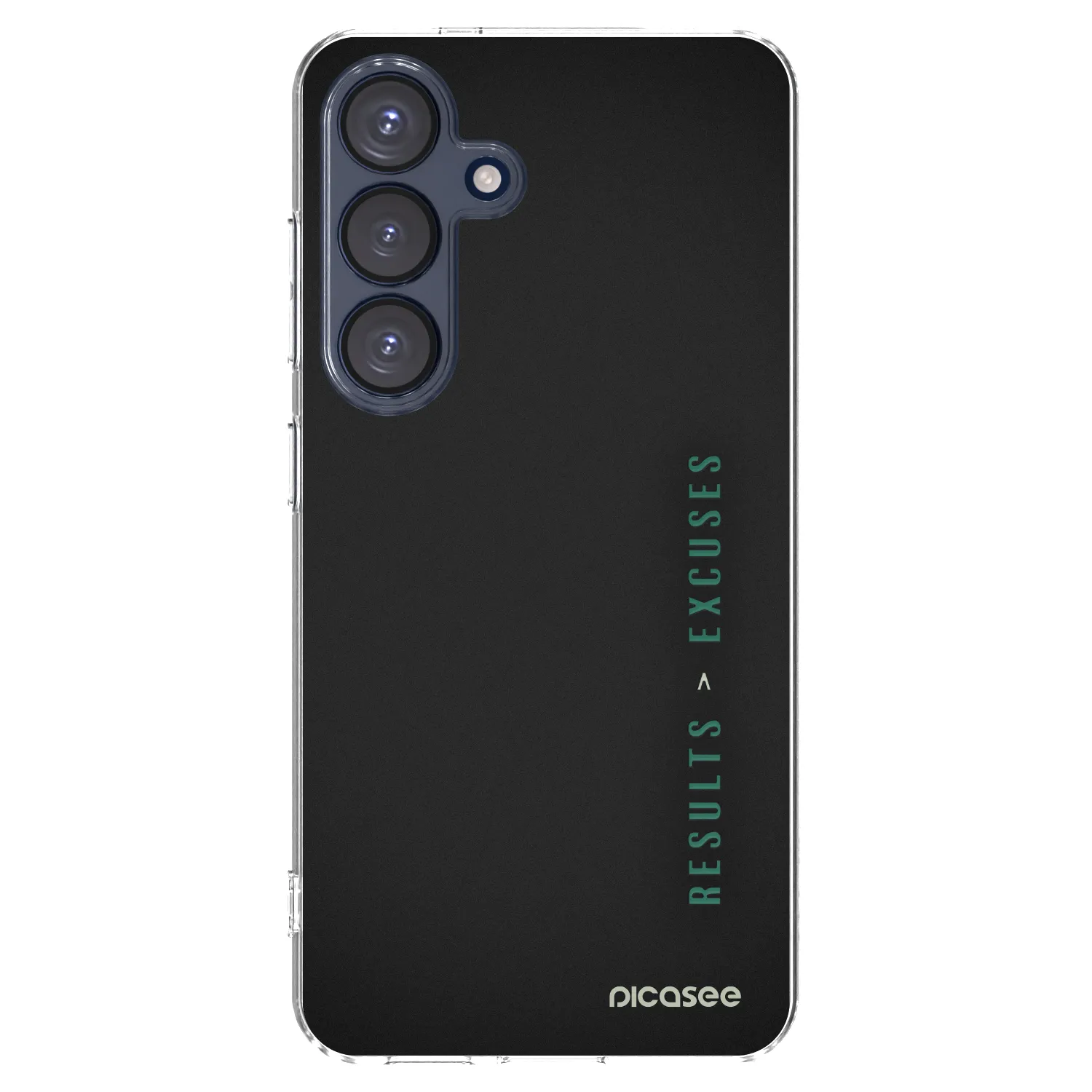 Picasee husă transparentă din silicon pentru Samsung Galaxy S25 5G - Results x Excuses
