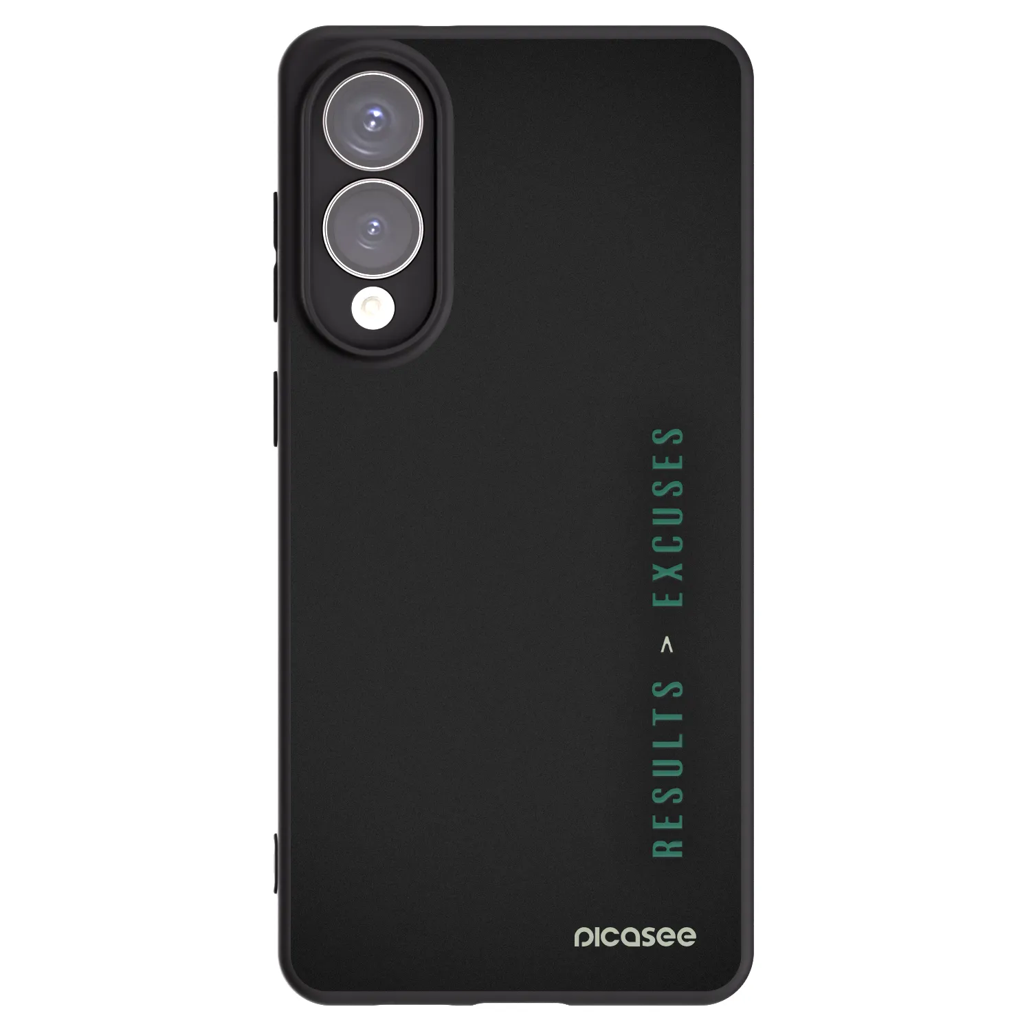 Picasee husă neagră din silicon pentru Samsung Galaxy S25 Edge 5G - Results x Excuses