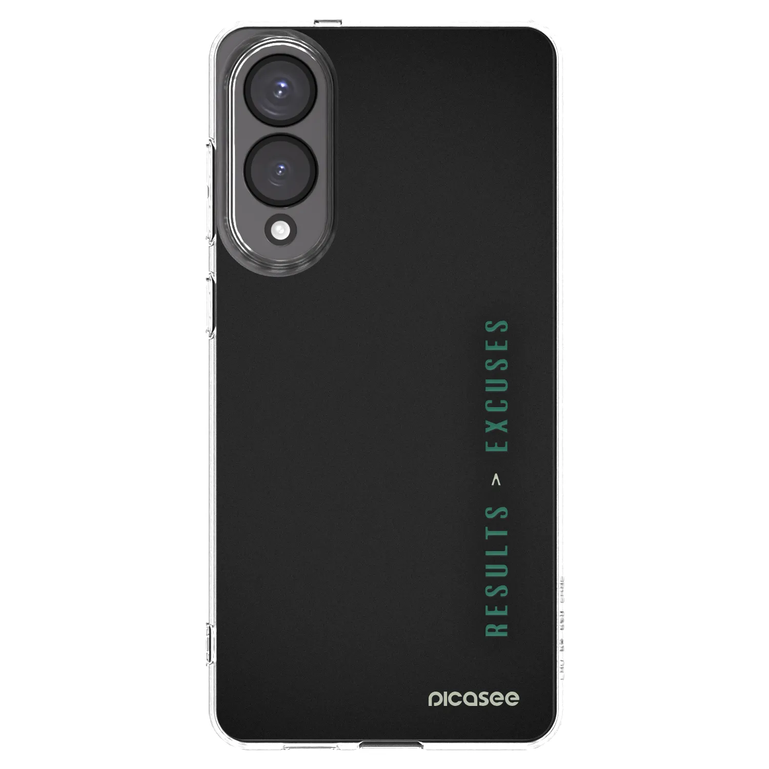 Picasee husă transparentă din silicon pentru Samsung Galaxy S25 Edge 5G - Results x Excuses