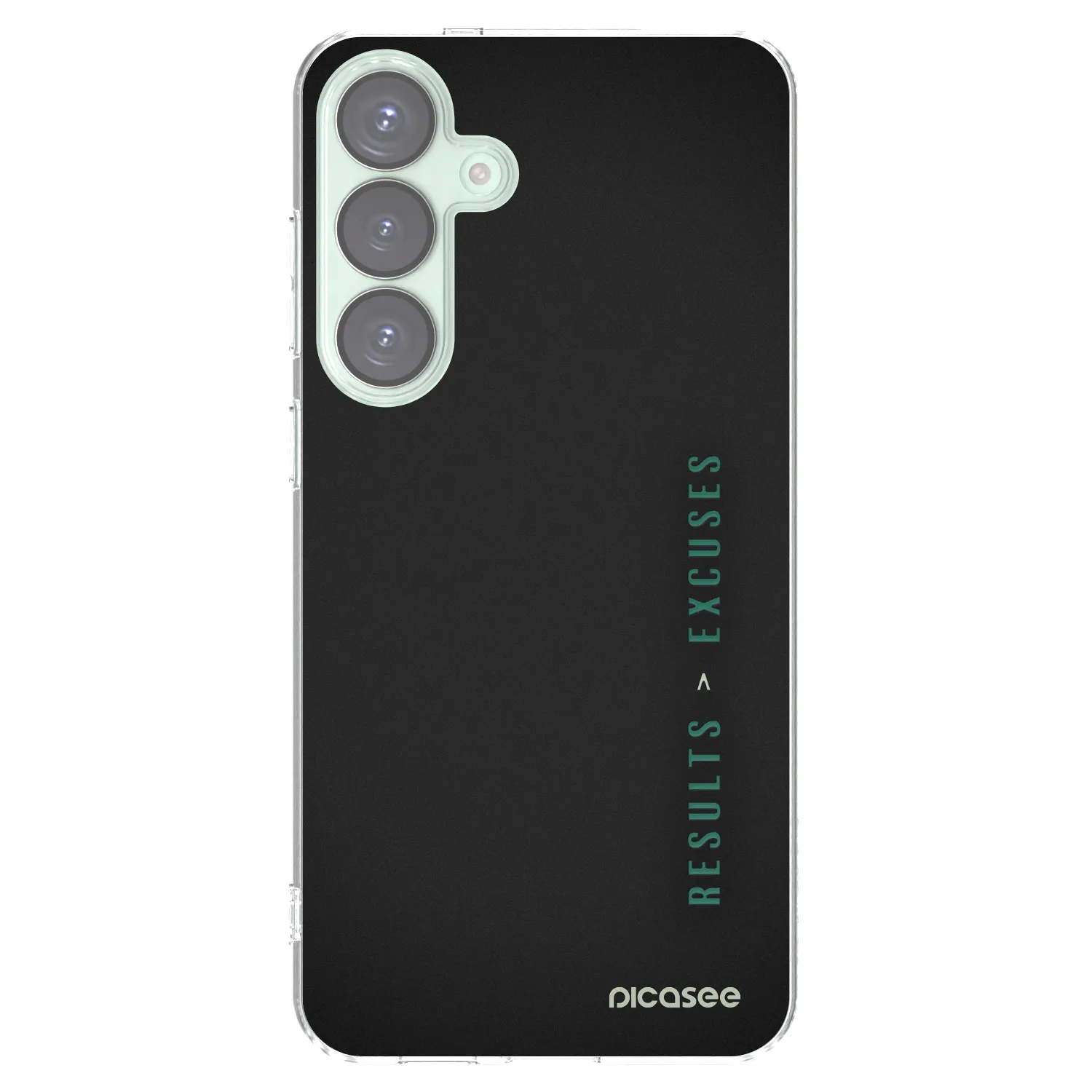 Picasee husă transparentă din silicon pentru Samsung Galaxy S25+ 5G - Results x Excuses