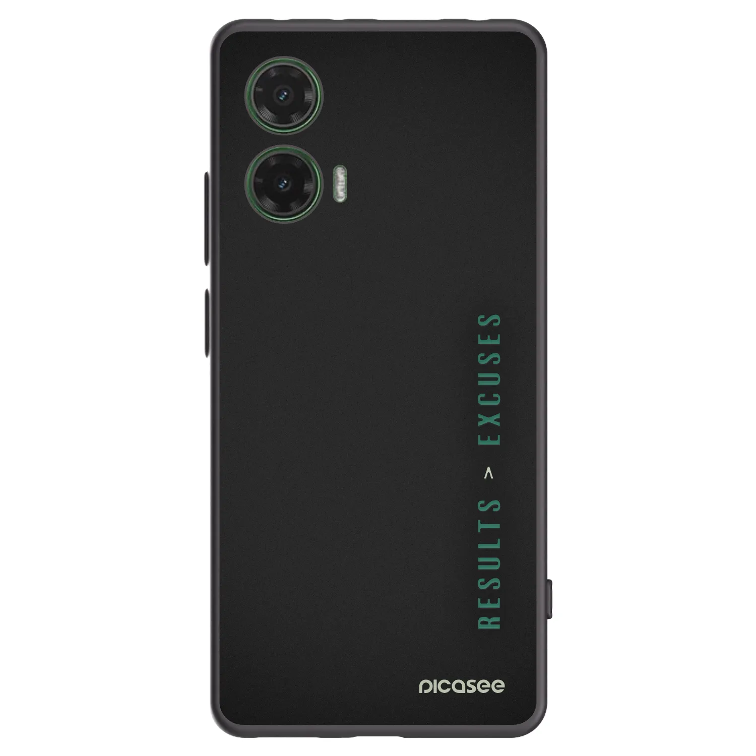 Picasee husă neagră din silicon pentru Motorola Moto G35 5G - Results x Excuses