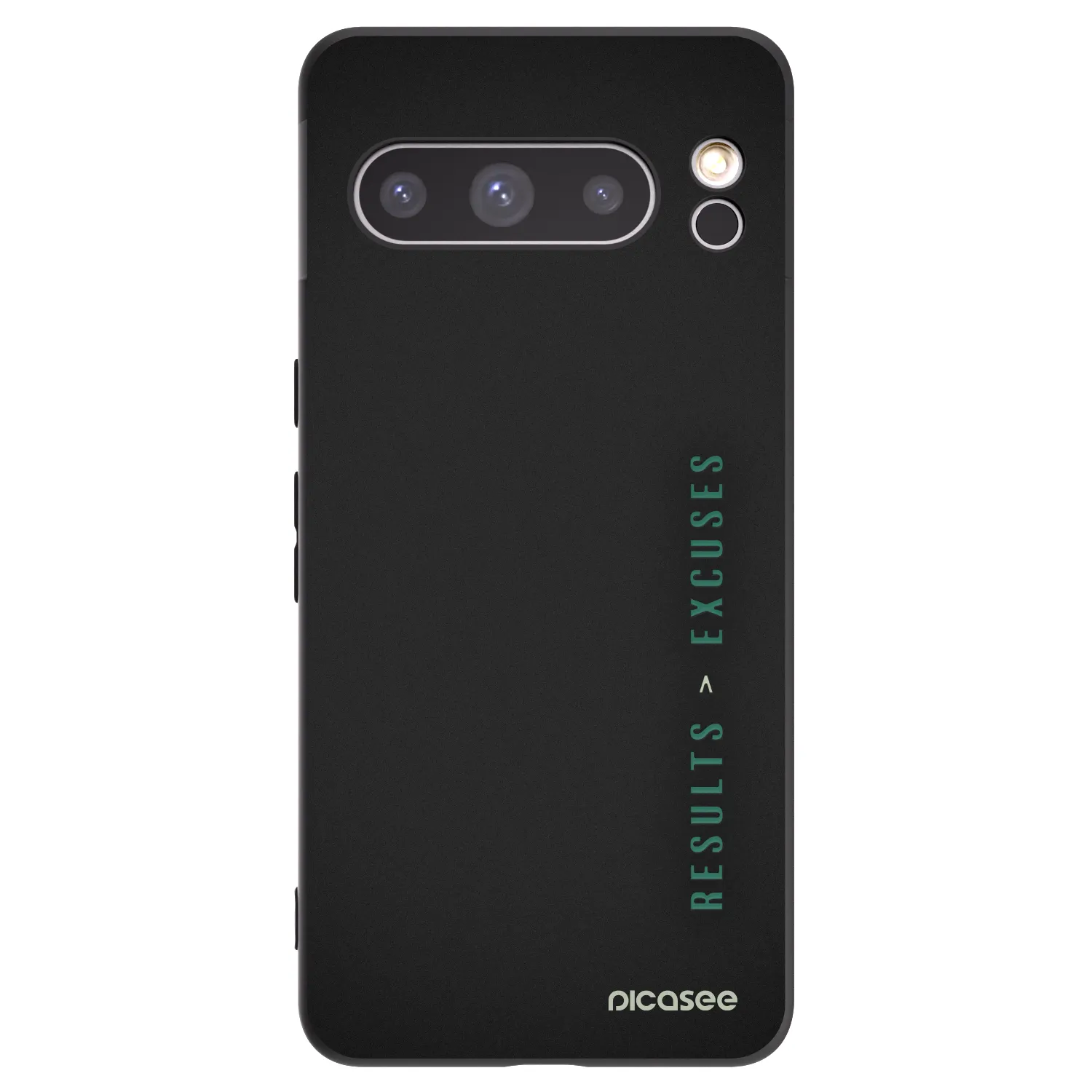 Picasee husă neagră din silicon pentru Google Pixel 8 Pro - Results x Excuses