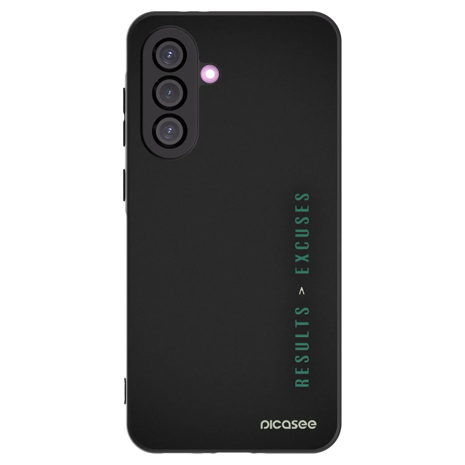 Picasee husă neagră din silicon pentru Samsung Galaxy A36 5G - Results x Excuses