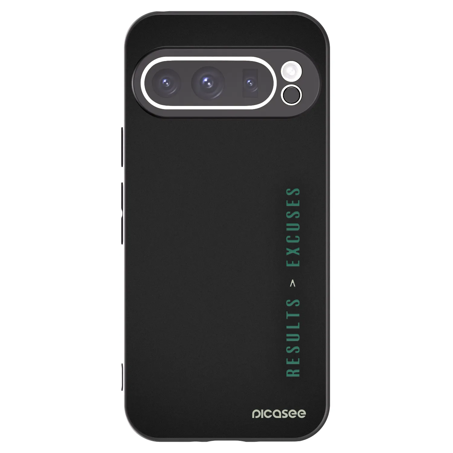 Picasee husă neagră din silicon pentru Google Pixel 9 Pro - Results x Excuses