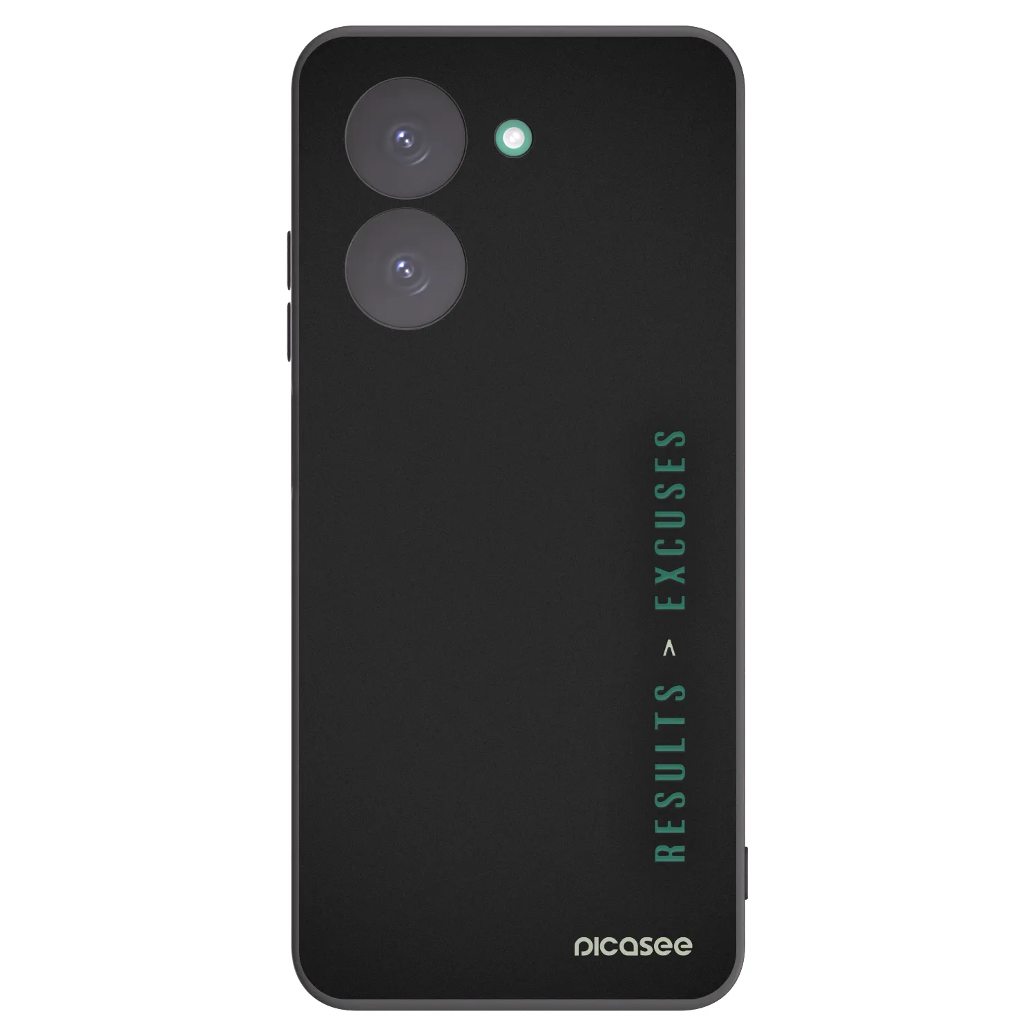 Picasee husă neagră din silicon pentru Xiaomi Redmi A5 - Results x Excuses
