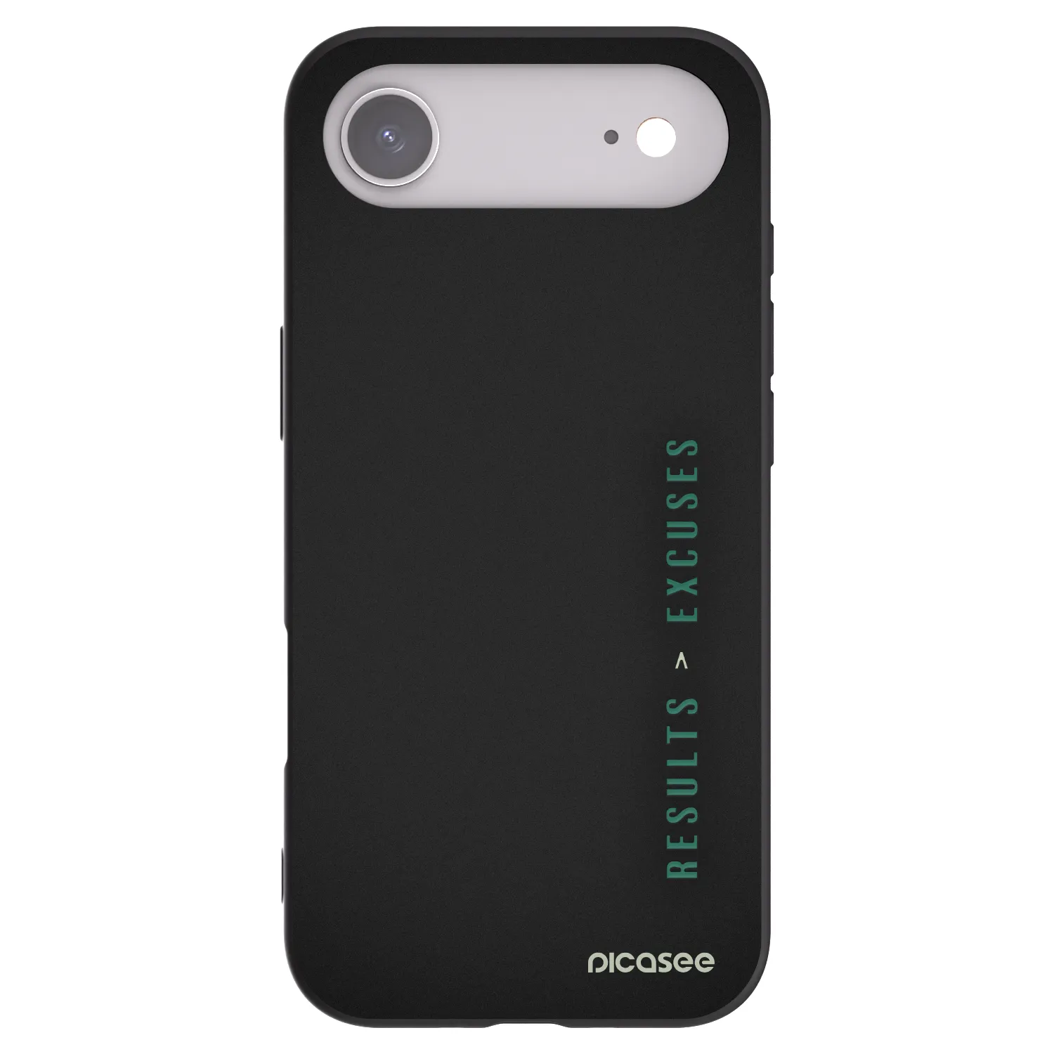 Picasee husă neagră din silicon pentru Apple iPhone Air - Results x Excuses