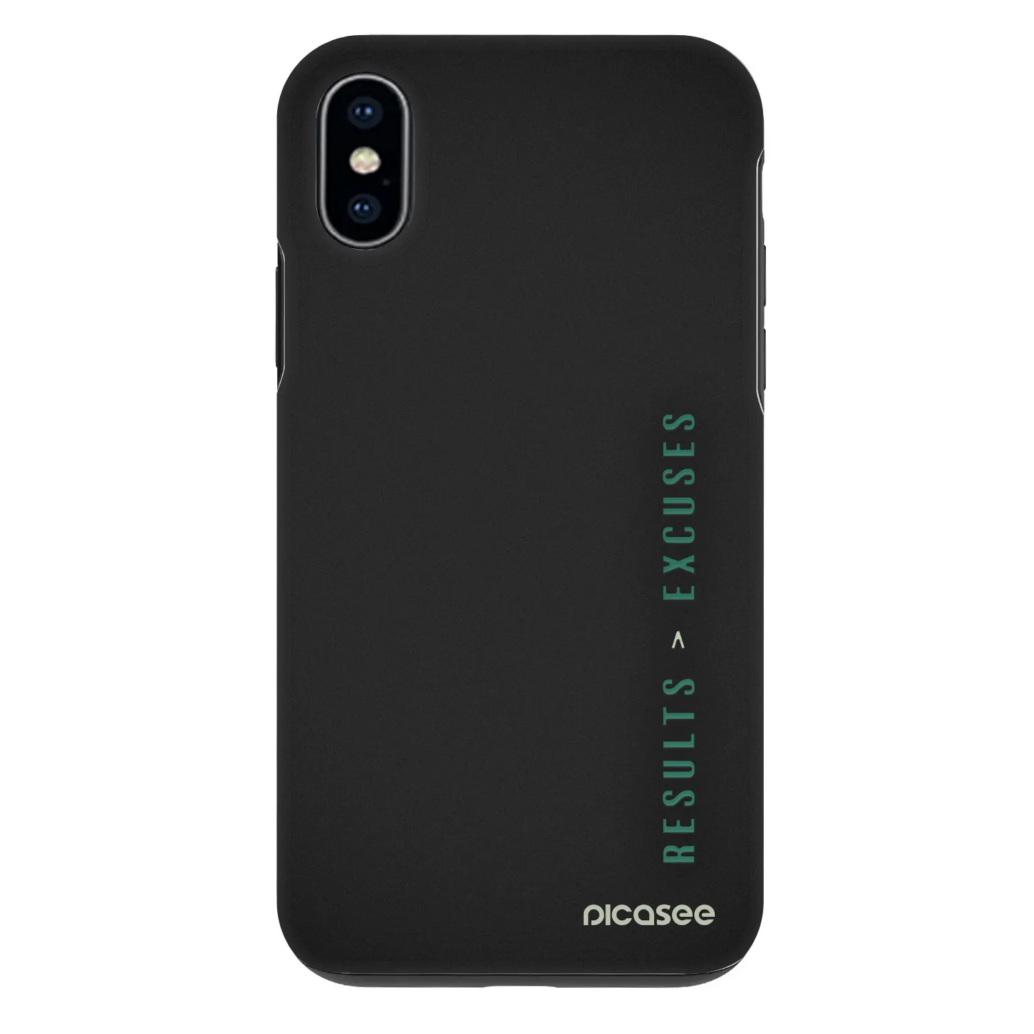 Picasee Fashion Case pentru Apple iPhone X/XS - Results x Excuses