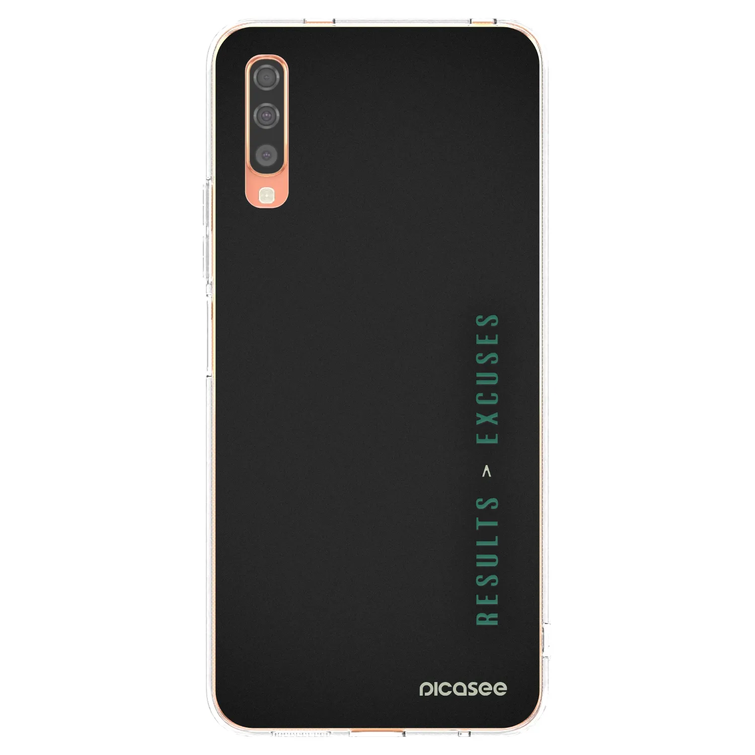 Picasee husă transparentă din silicon pentru Samsung Galaxy A70 A705F - Results x Excuses