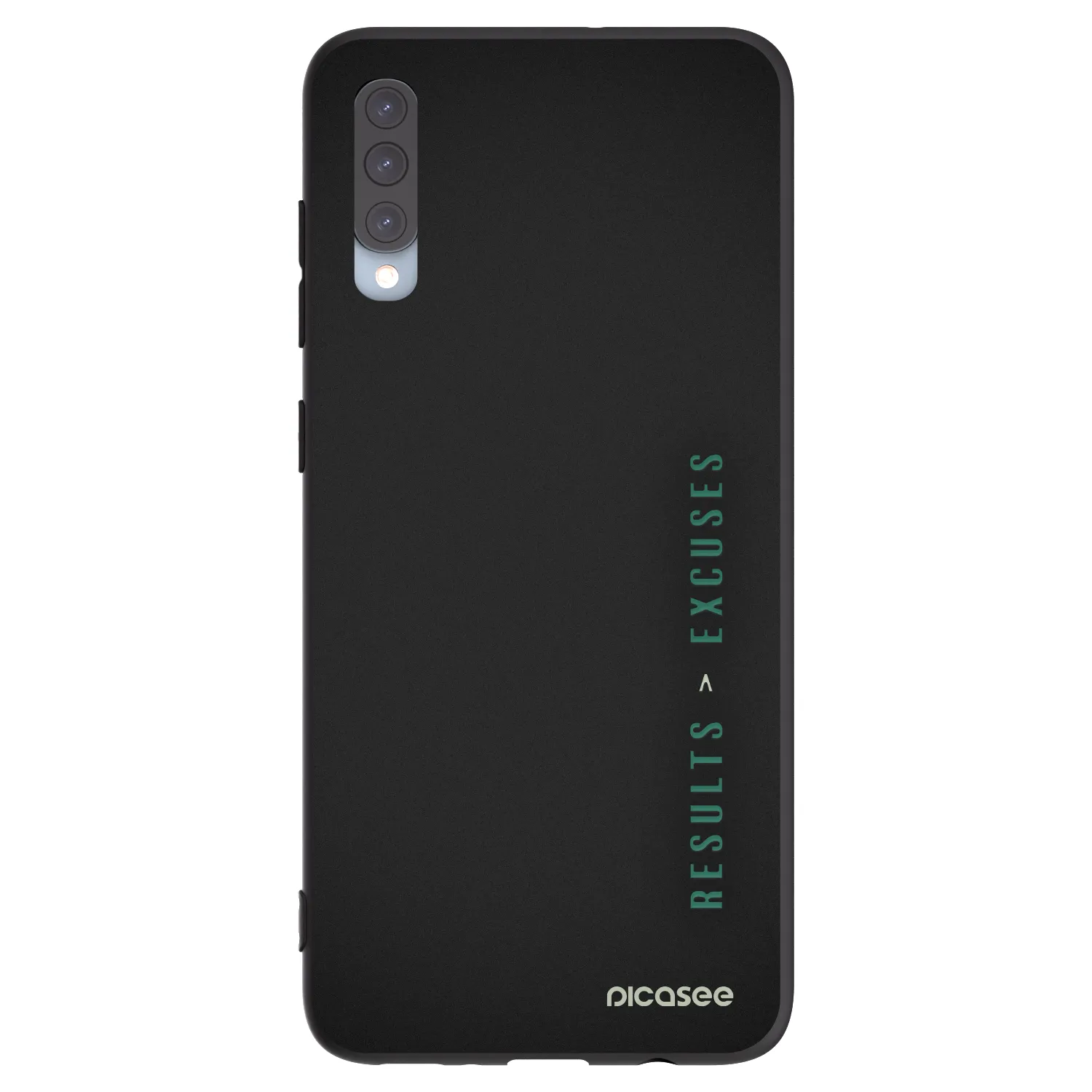 Picasee husă neagră din silicon pentru Samsung Galaxy A70 A705F - Results x Excuses