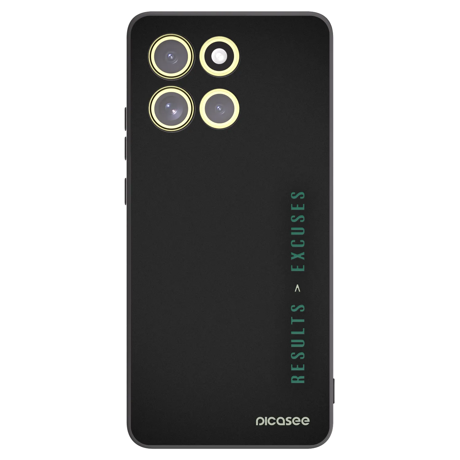 Picasee husă neagră din silicon pentru Motorola Moto G86 5G - Results x Excuses