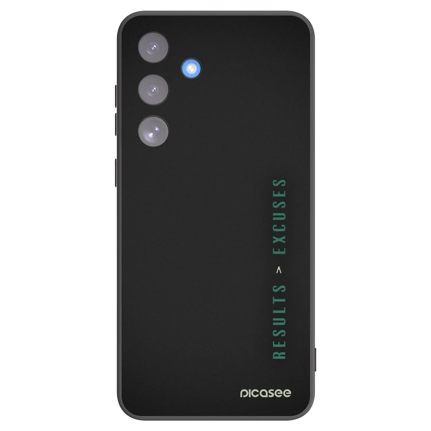Picasee husă neagră din silicon pentru Samsung Galaxy S25 FE 5G - Results x Excuses