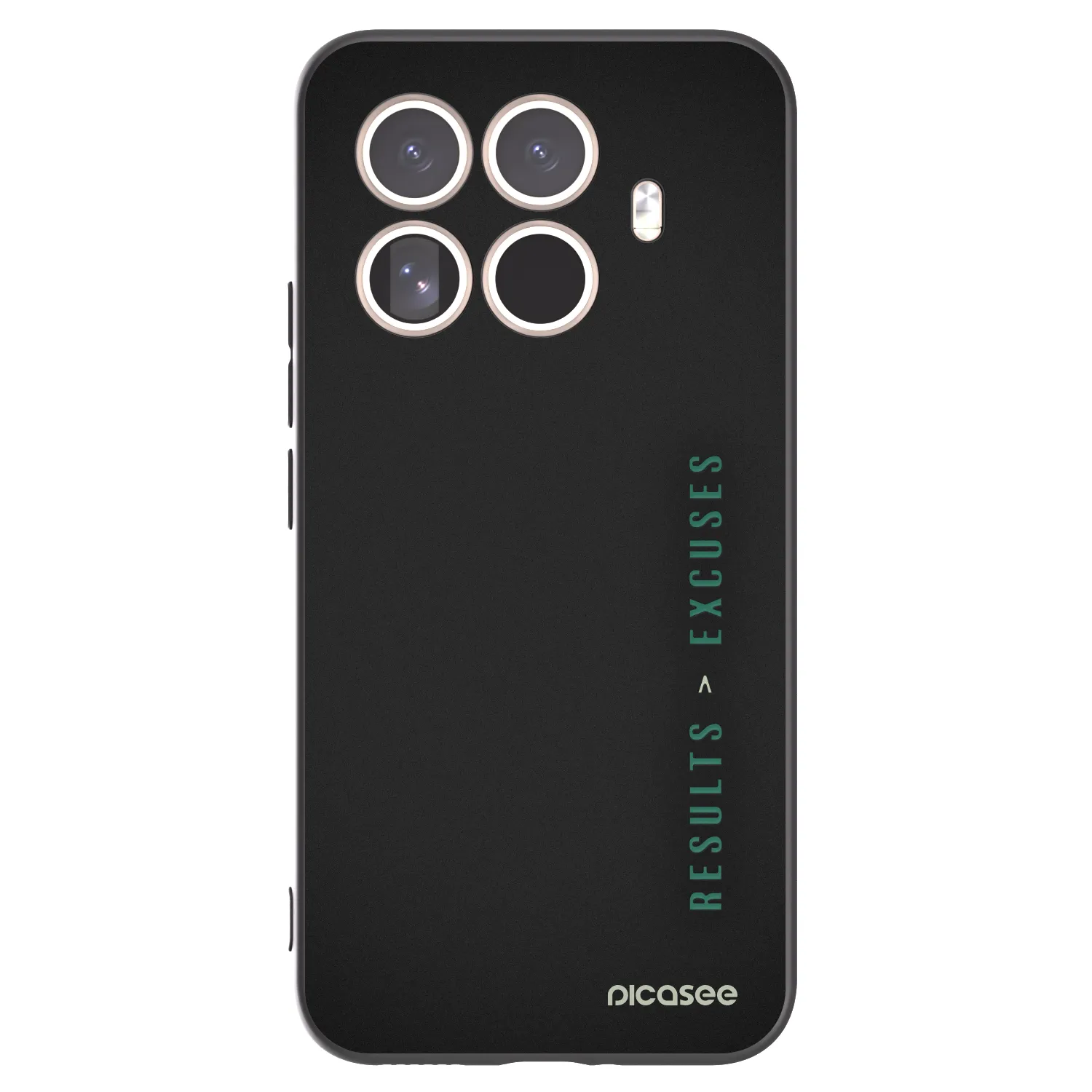 Picasee husă neagră din silicon pentru Xiaomi 15T Pro - Results x Excuses