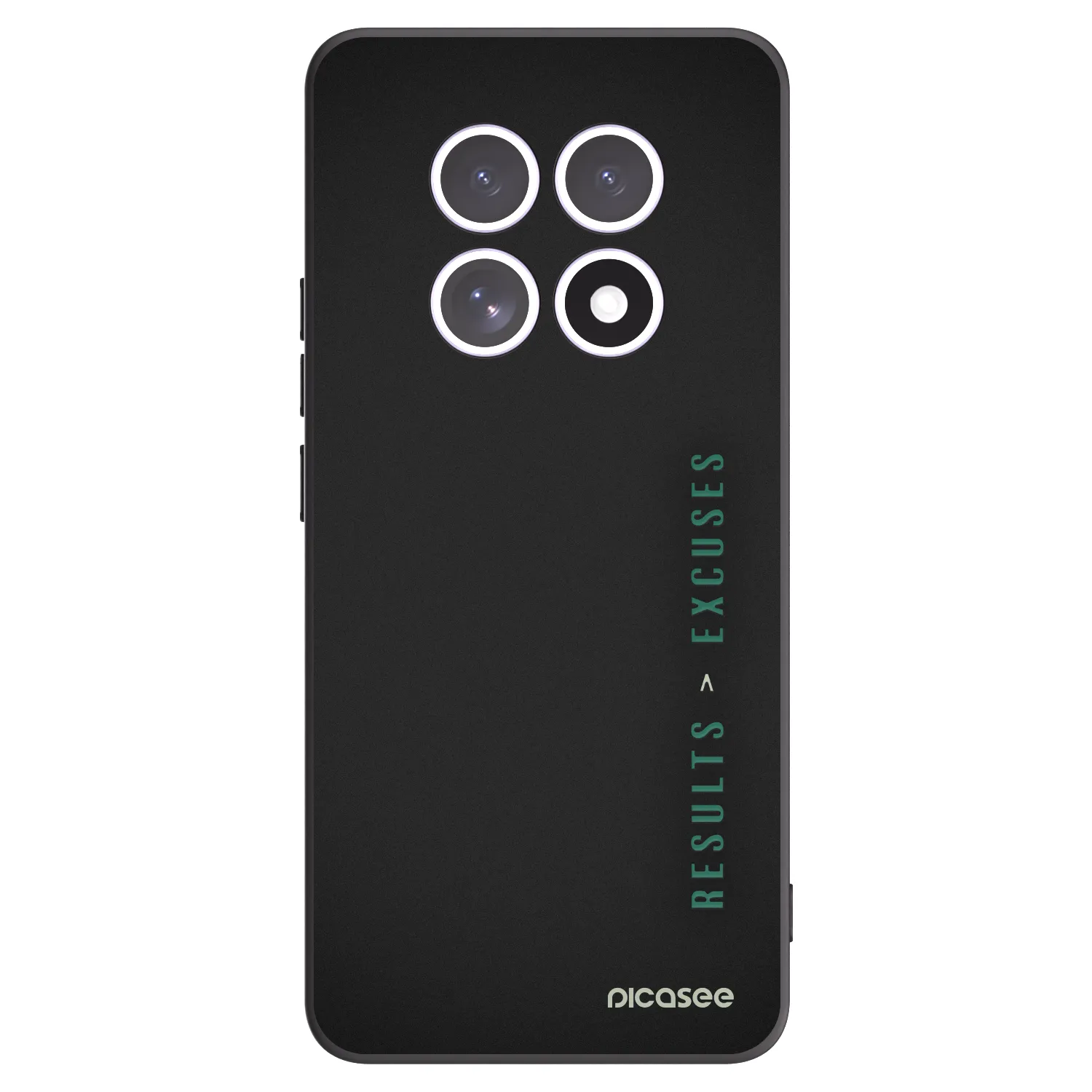 Picasee husă neagră din silicon pentru Xiaomi Redmi Note 15 - Results x Excuses