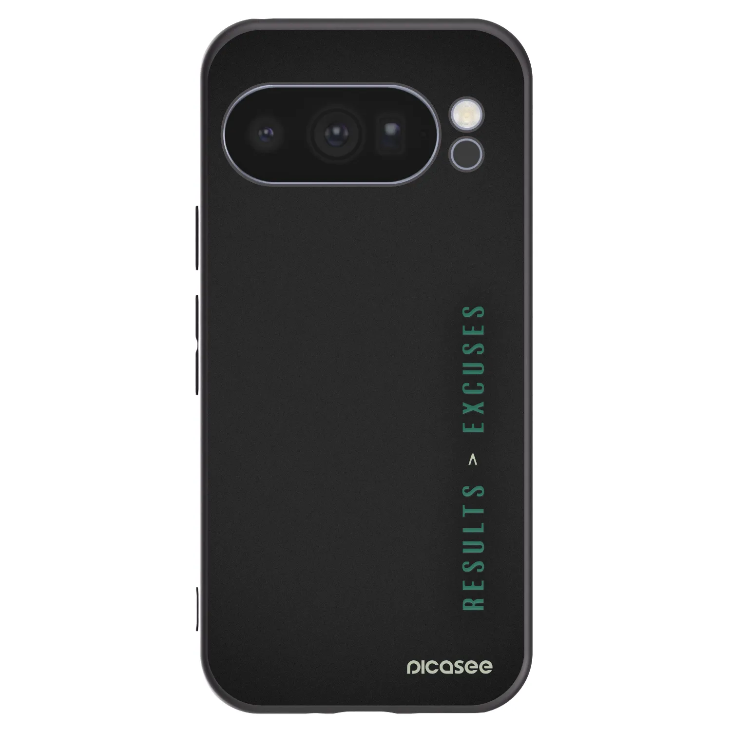 Picasee husă neagră din silicon pentru Google Pixel 10 Pro - Results x Excuses