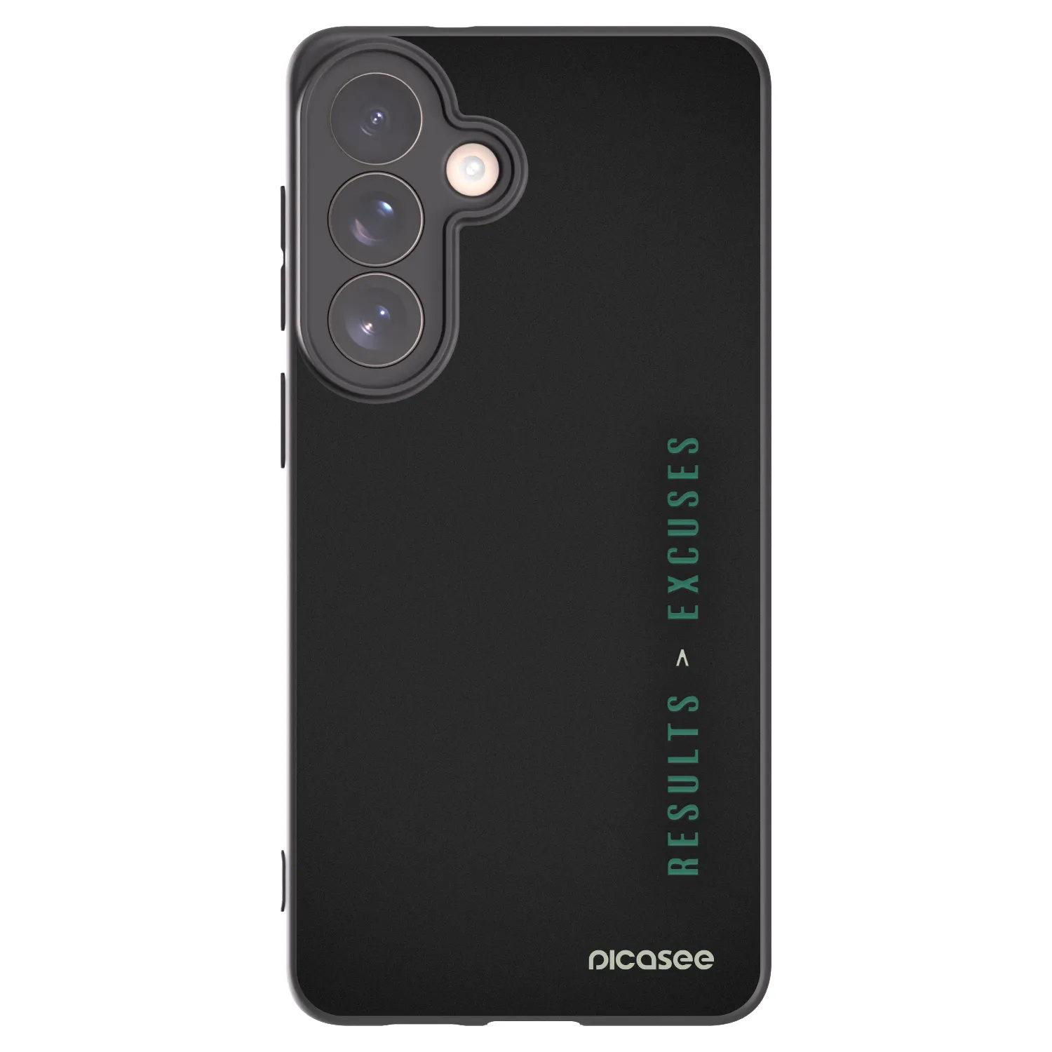 Picasee husă neagră din silicon pentru Samsung Galaxy S26+ - Results x Excuses