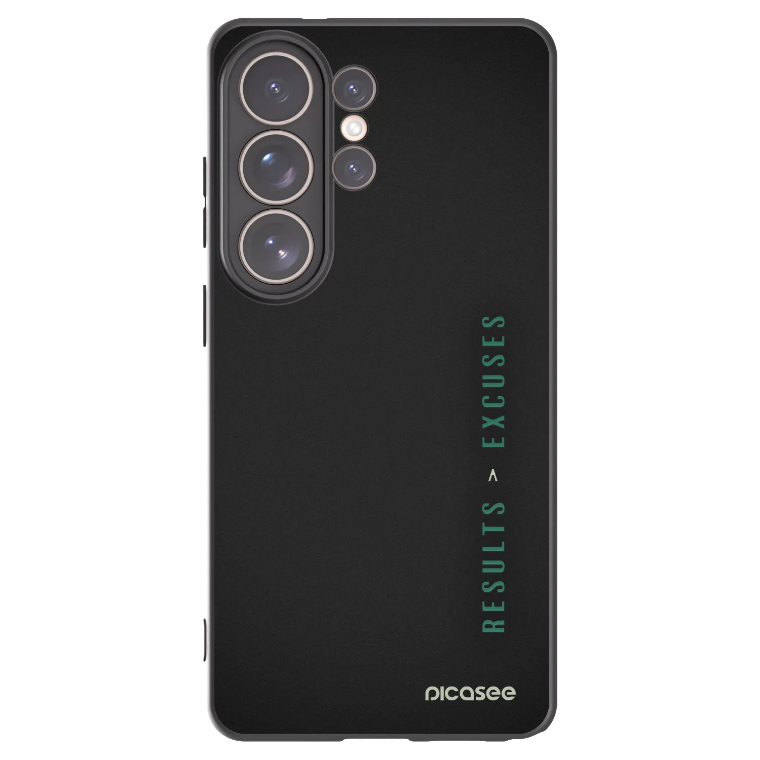 Picasee husă neagră din silicon pentru Samsung Galaxy S26 Ultra - Results x Excuses