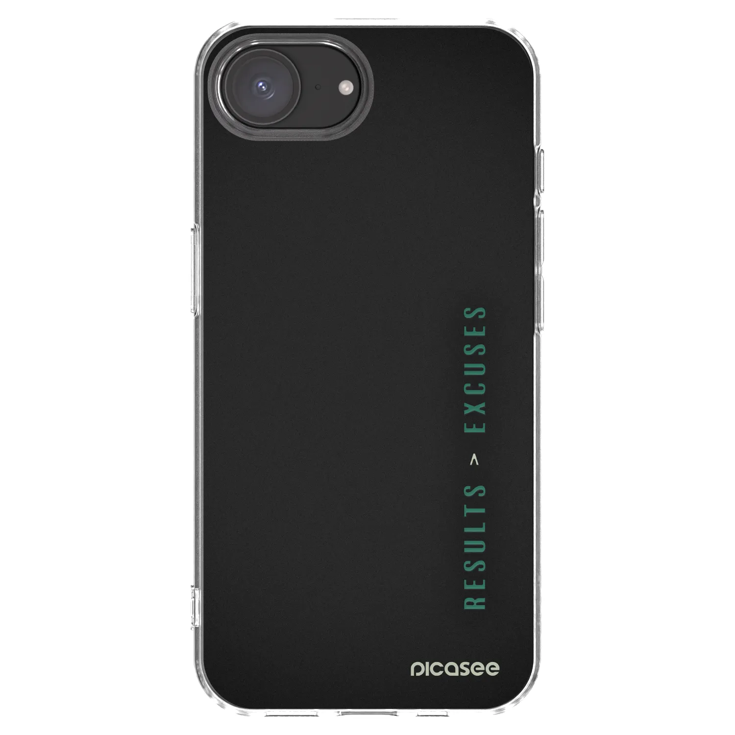 Picasee husă transparentă din silicon pentru Apple iPhone 17e - Results x Excuses