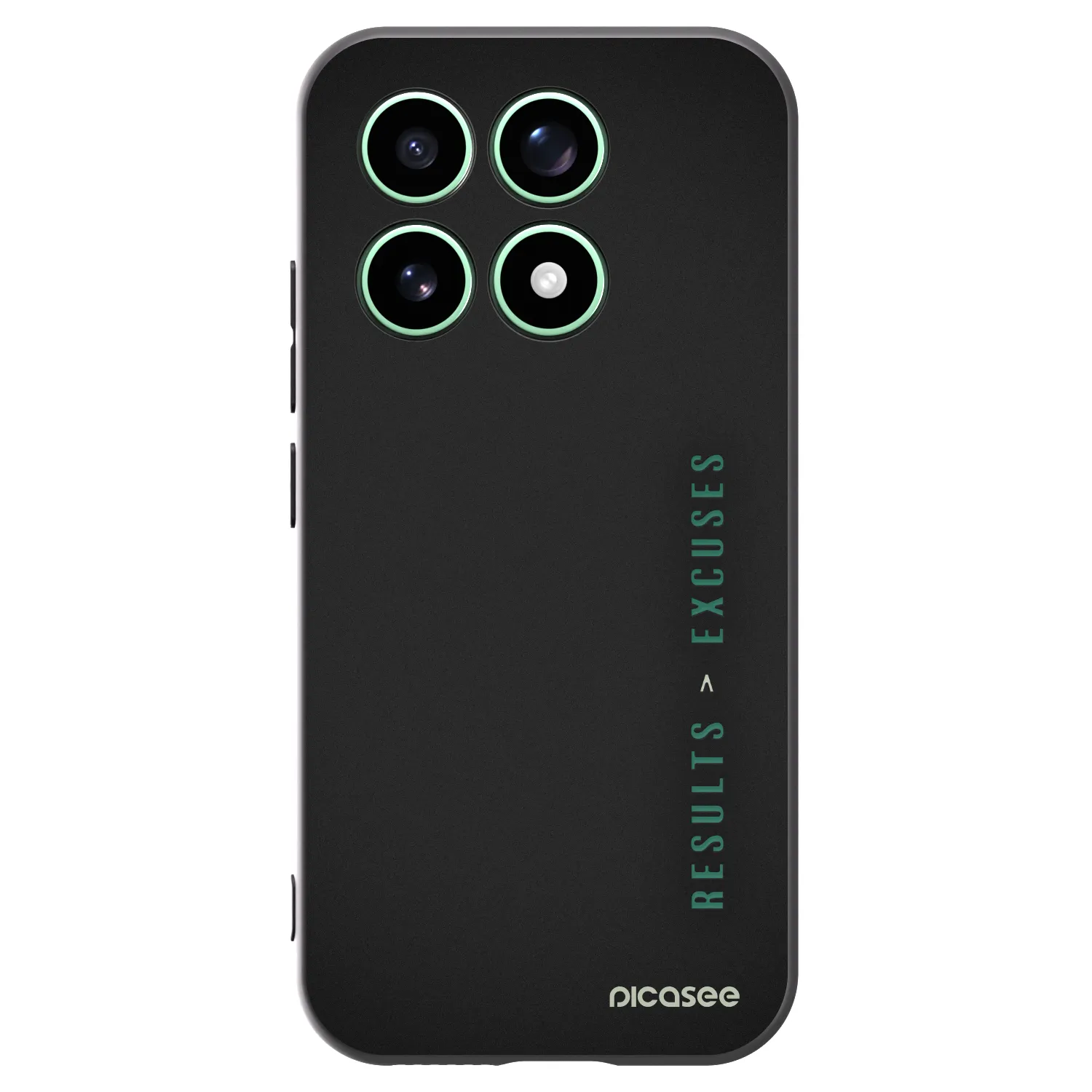 Picasee husă neagră din silicon pentru Xiaomi 17 - Results x Excuses