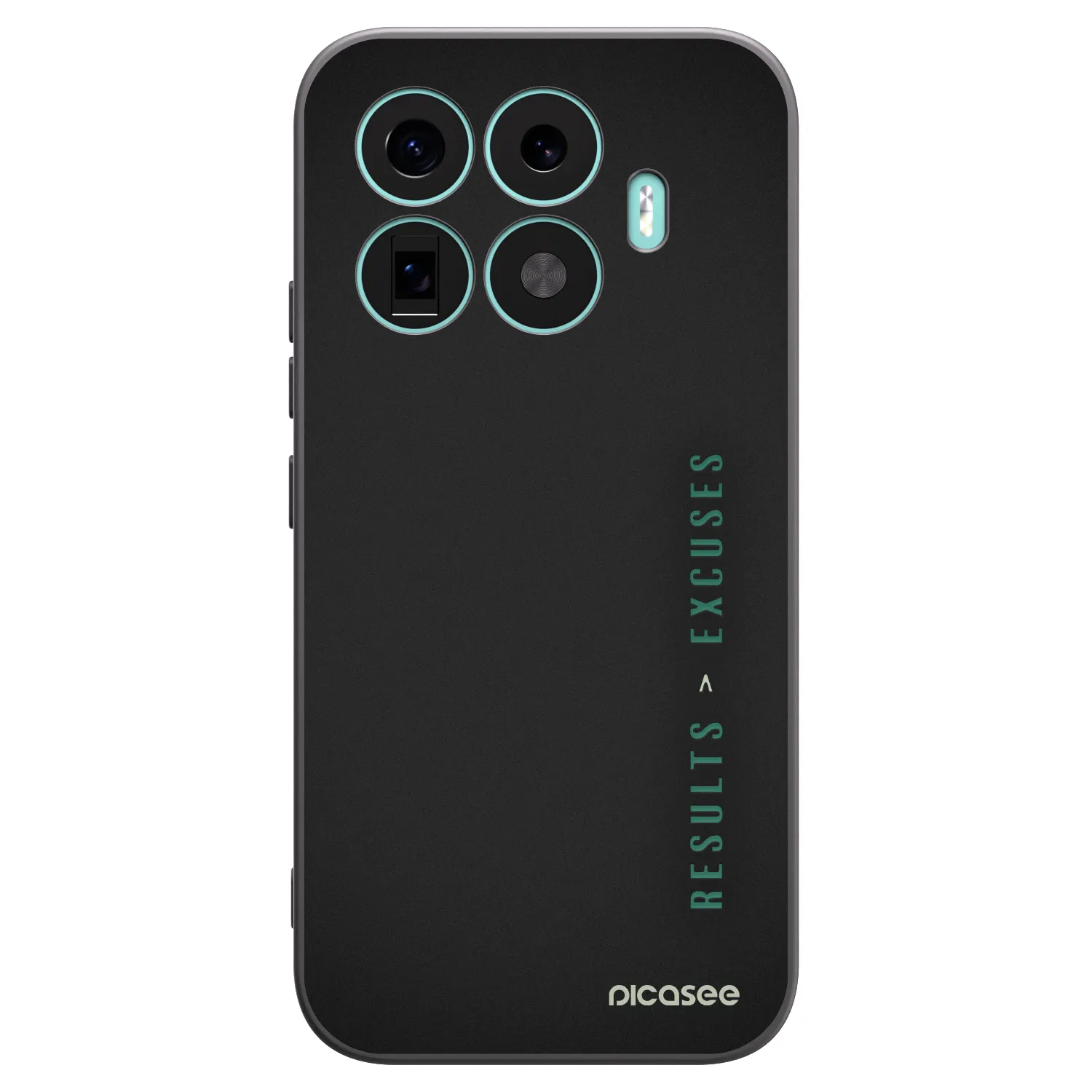 Picasee husă neagră din silicon pentru Xiaomi 17T - Results x Excuses