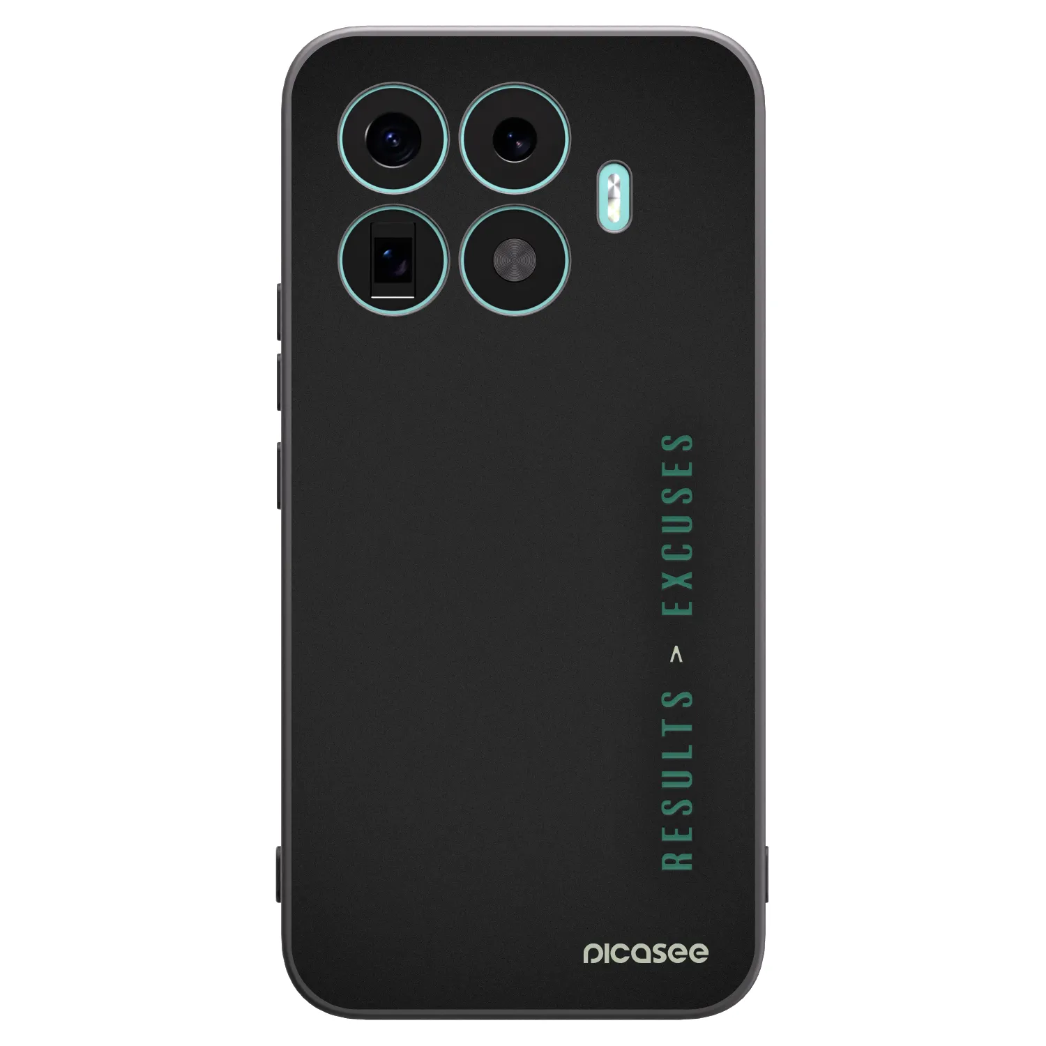 Picasee husă neagră din silicon pentru Xiaomi 17T Pro - Results x Excuses