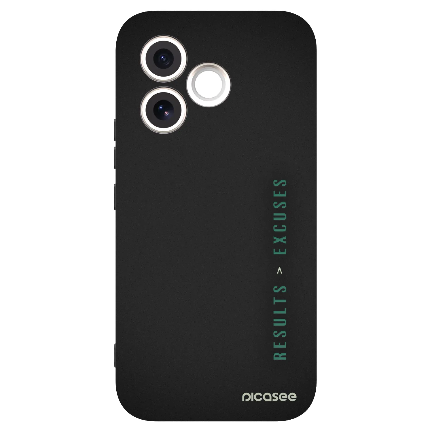 Picasee husă neagră din silicon pentru Honor 600 Lite - Results x Excuses