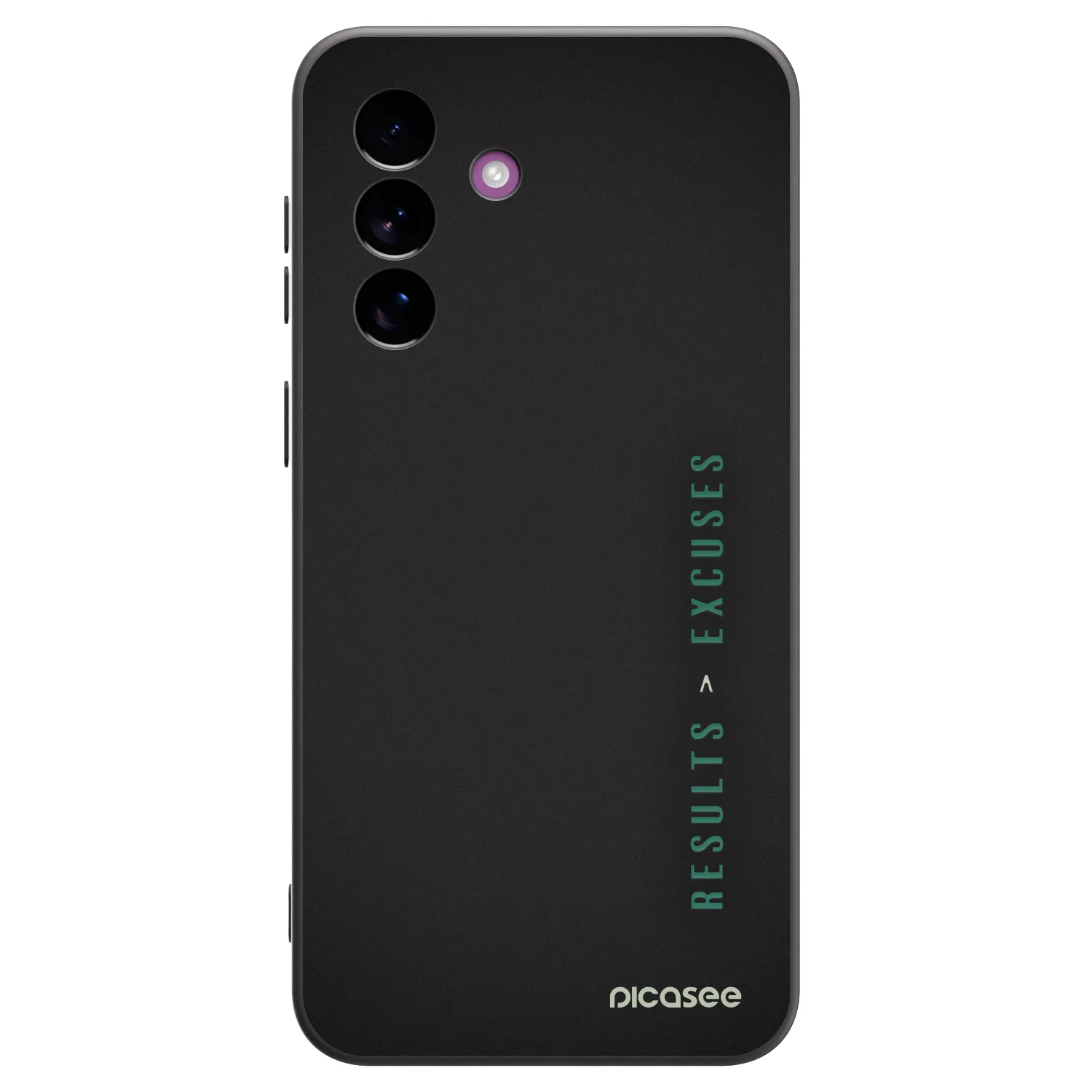 Picasee husă neagră din silicon pentru Samsung Galaxy A37 - Results x Excuses