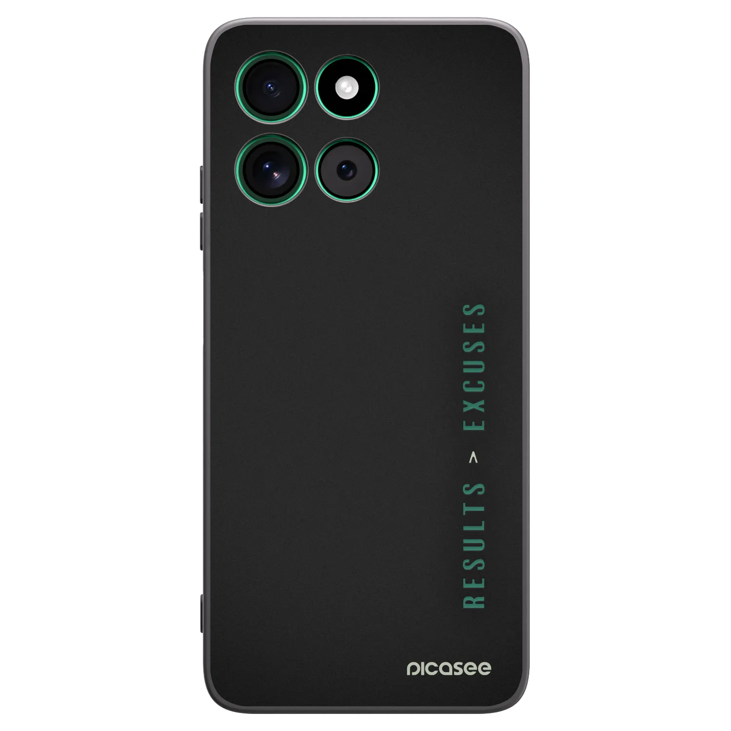 Picasee husă neagră din silicon pentru Motorola Moto G57 Power - Results x Excuses