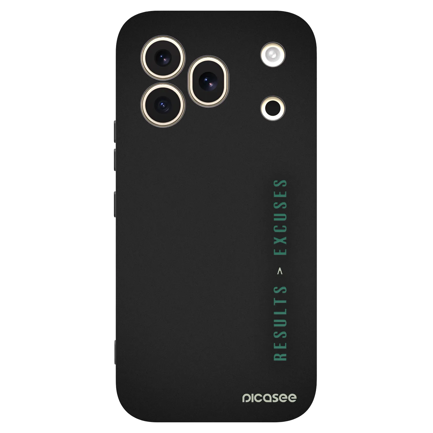 Picasee husă neagră din silicon pentru Honor 600 Pro - Results x Excuses