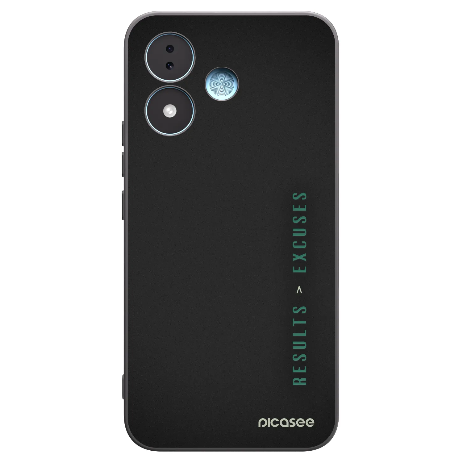 Picasee husă neagră din silicon pentru Xiaomi Redmi Note 17 5G - Results x Excuses