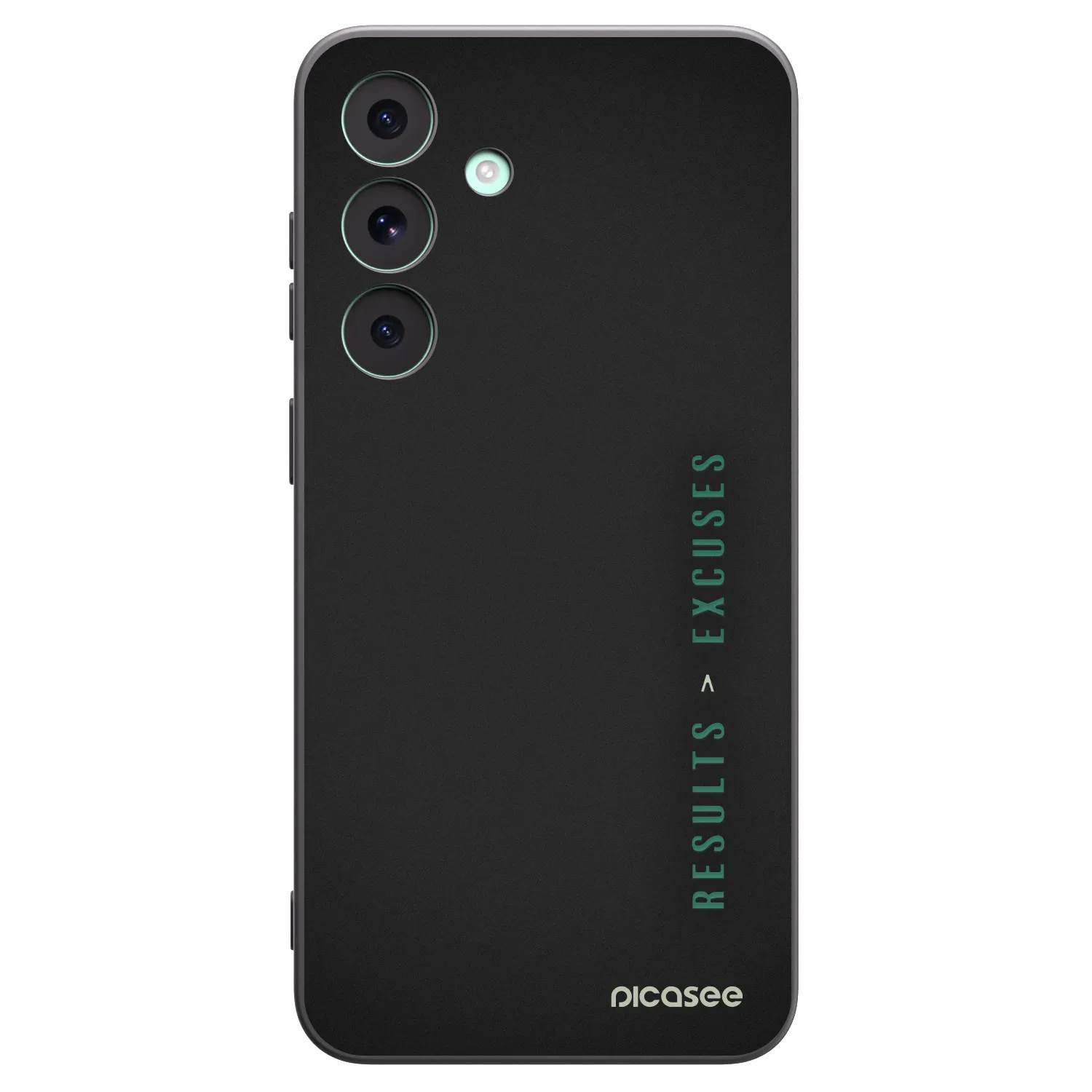 Picasee husă neagră din silicon pentru Samsung Galaxy S26 FE - Results x Excuses