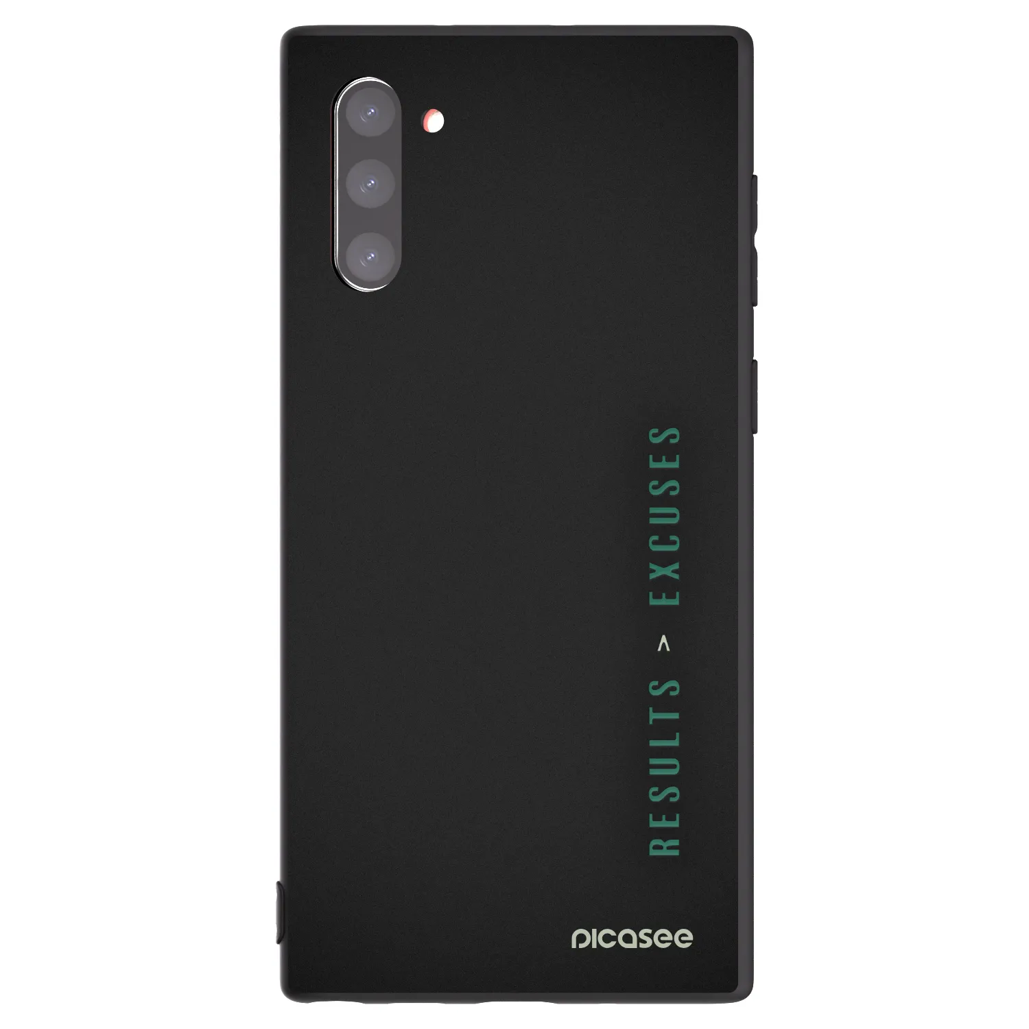 Picasee husă neagră din silicon pentru Samsung Galaxy Note 10 N970F - Results x Excuses