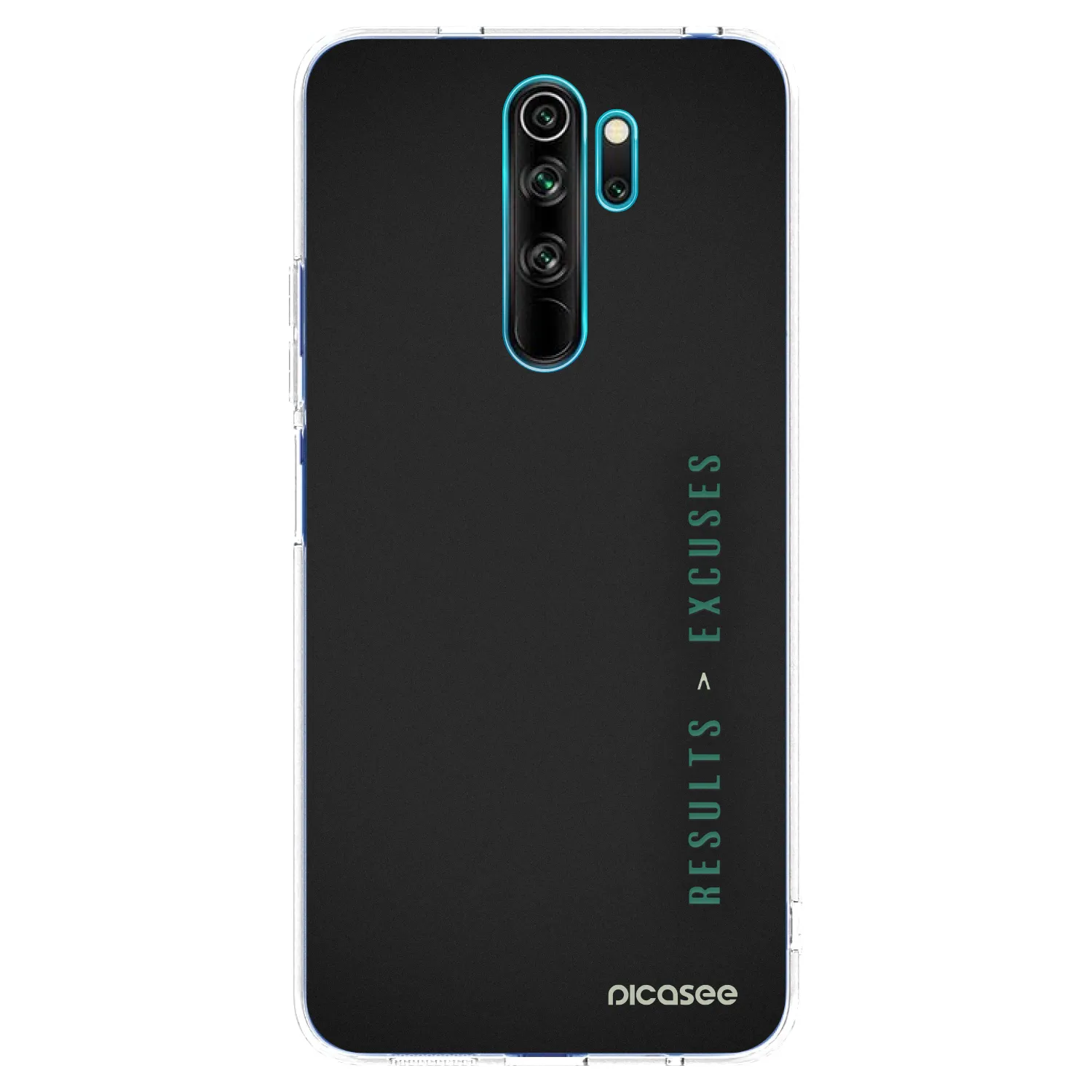 Picasee husă transparentă din silicon pentru Xiaomi Redmi Note 8 Pro - Results x Excuses